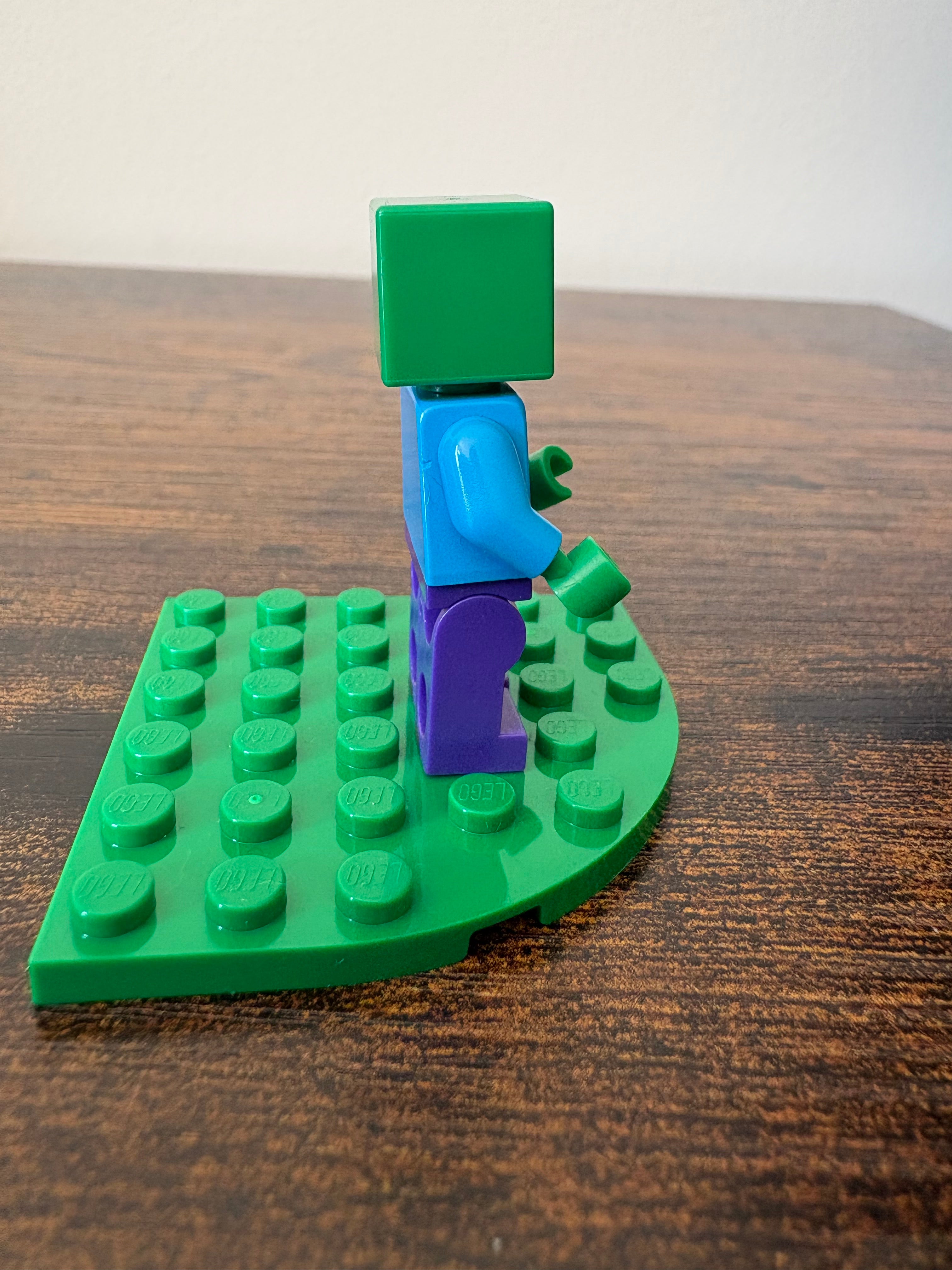 Mini Figure -  ZOMBIE DARK PURPLE LEGS MIN010 MINECRAFT