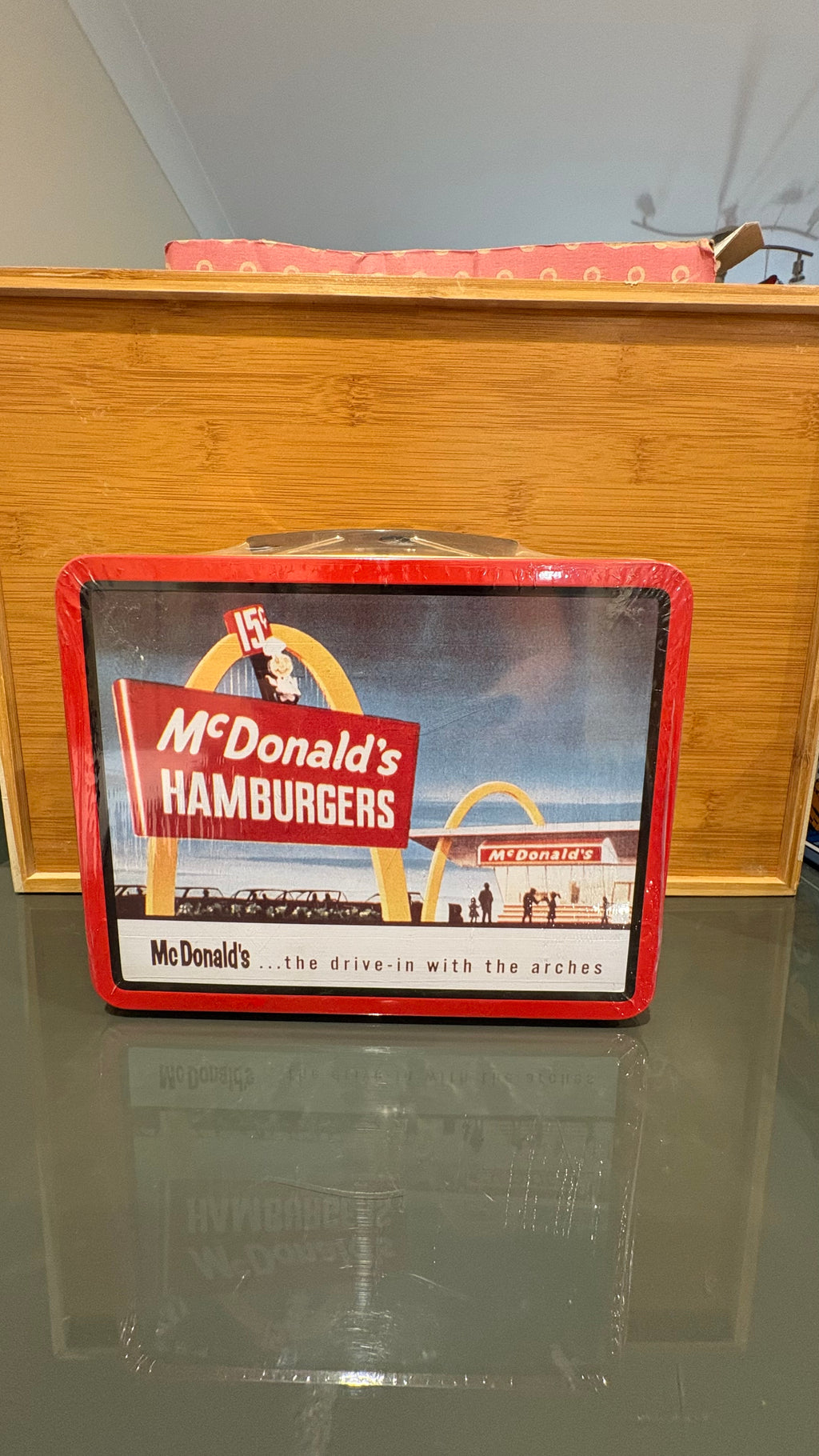 McDonald's Hamburgers Lunchbox Metal Tin – 1998 Vintage Collectible (New & Sealed)