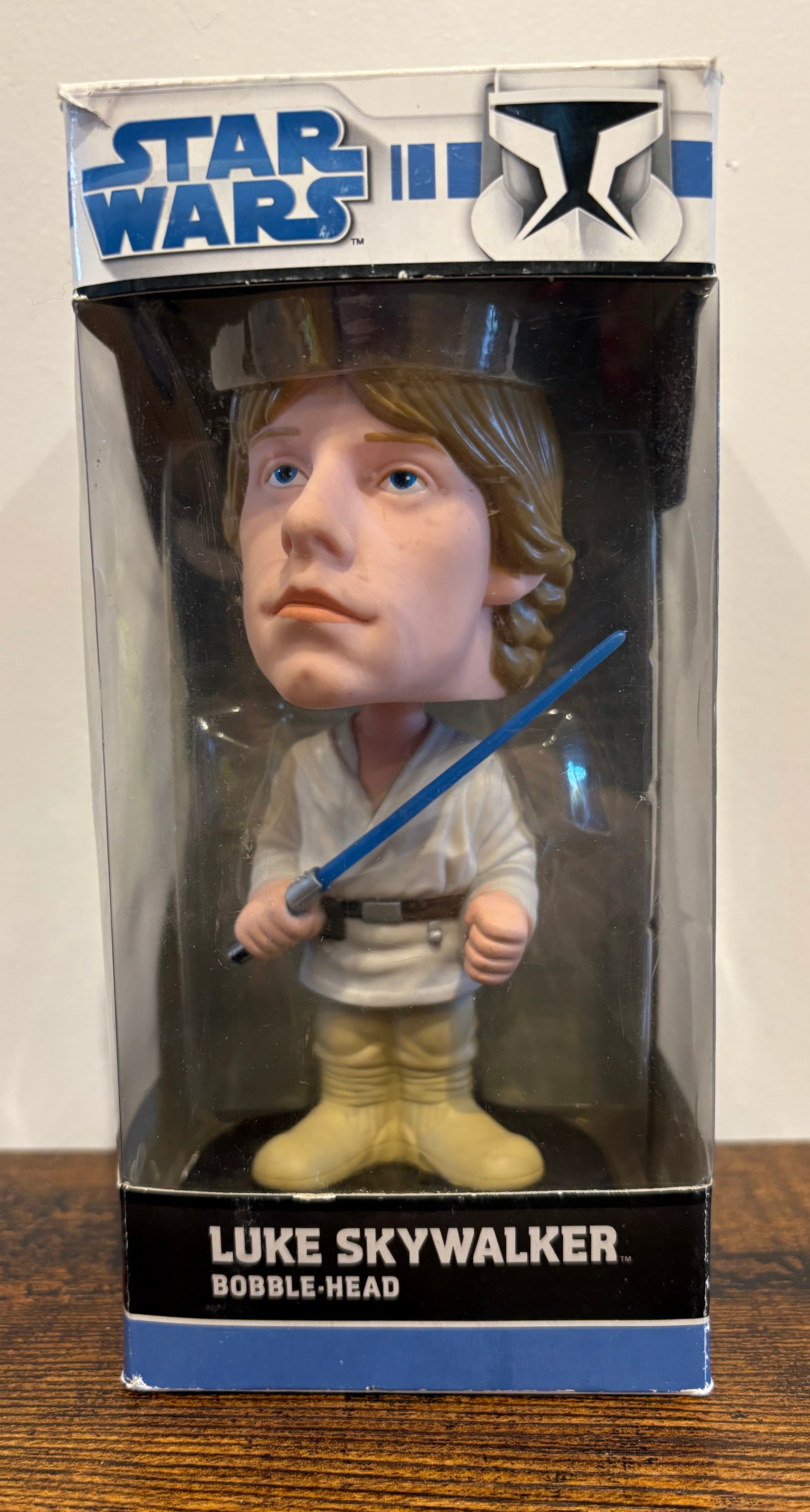 Star Wars Wacky Wobblers LUKE SKYWALKER Bobblehead Official Funko