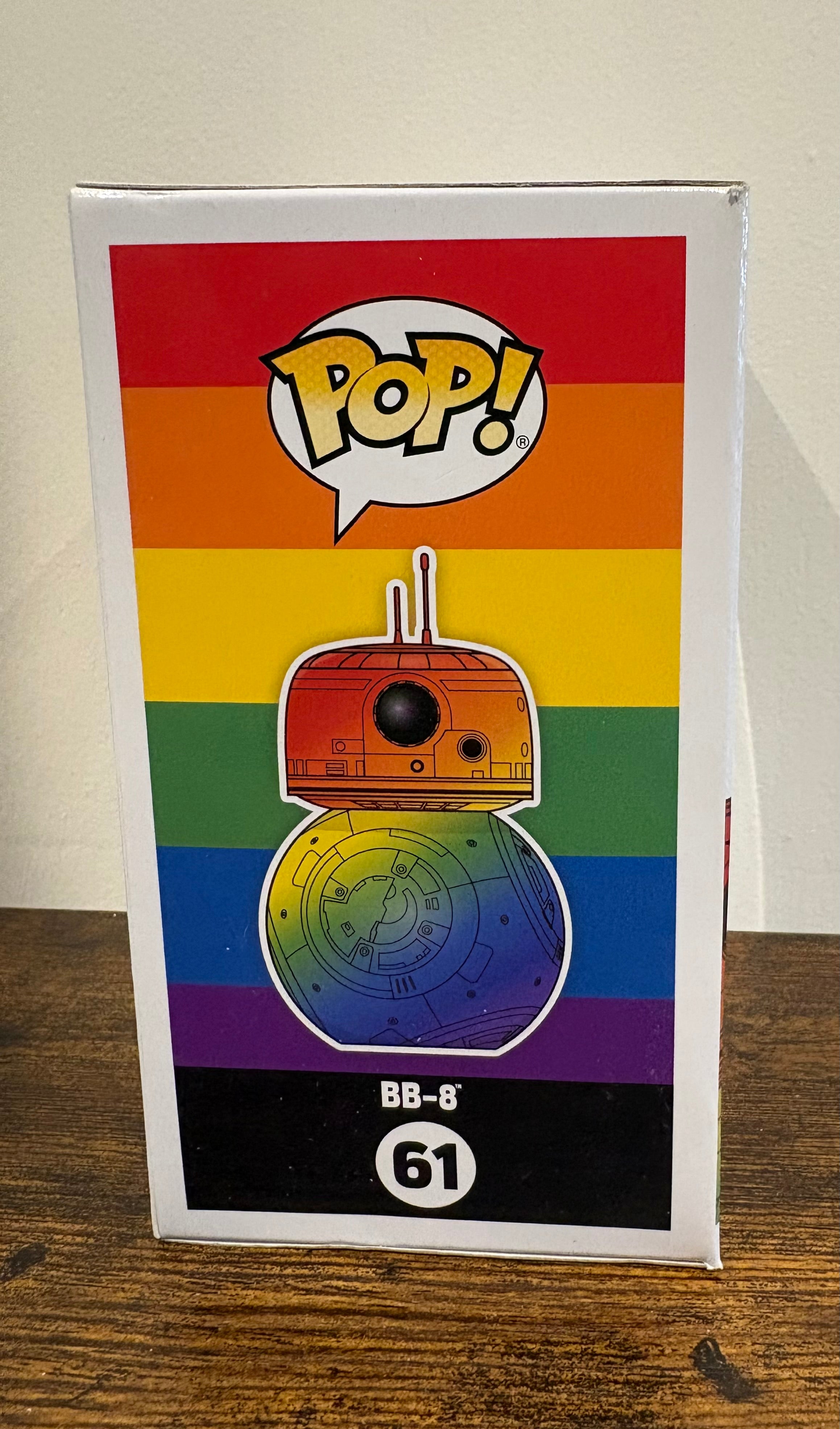 Star Wars - Rainbow Pride BB-8 #61 Funko pop Shop Exclusive