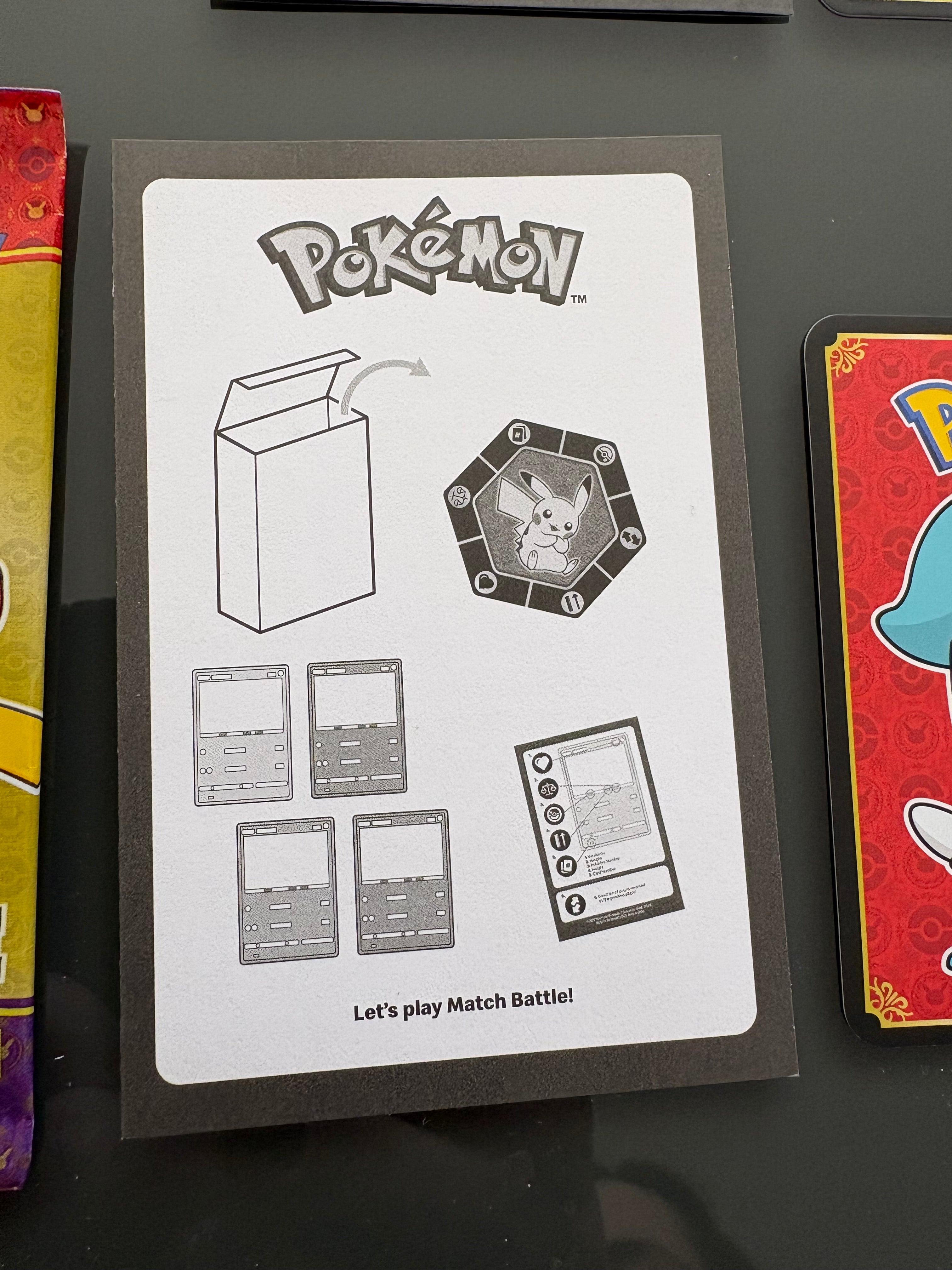 Pokémon x4 McDonald's Match Battle Cards Booster Packs 2023 — Brand New Sealed