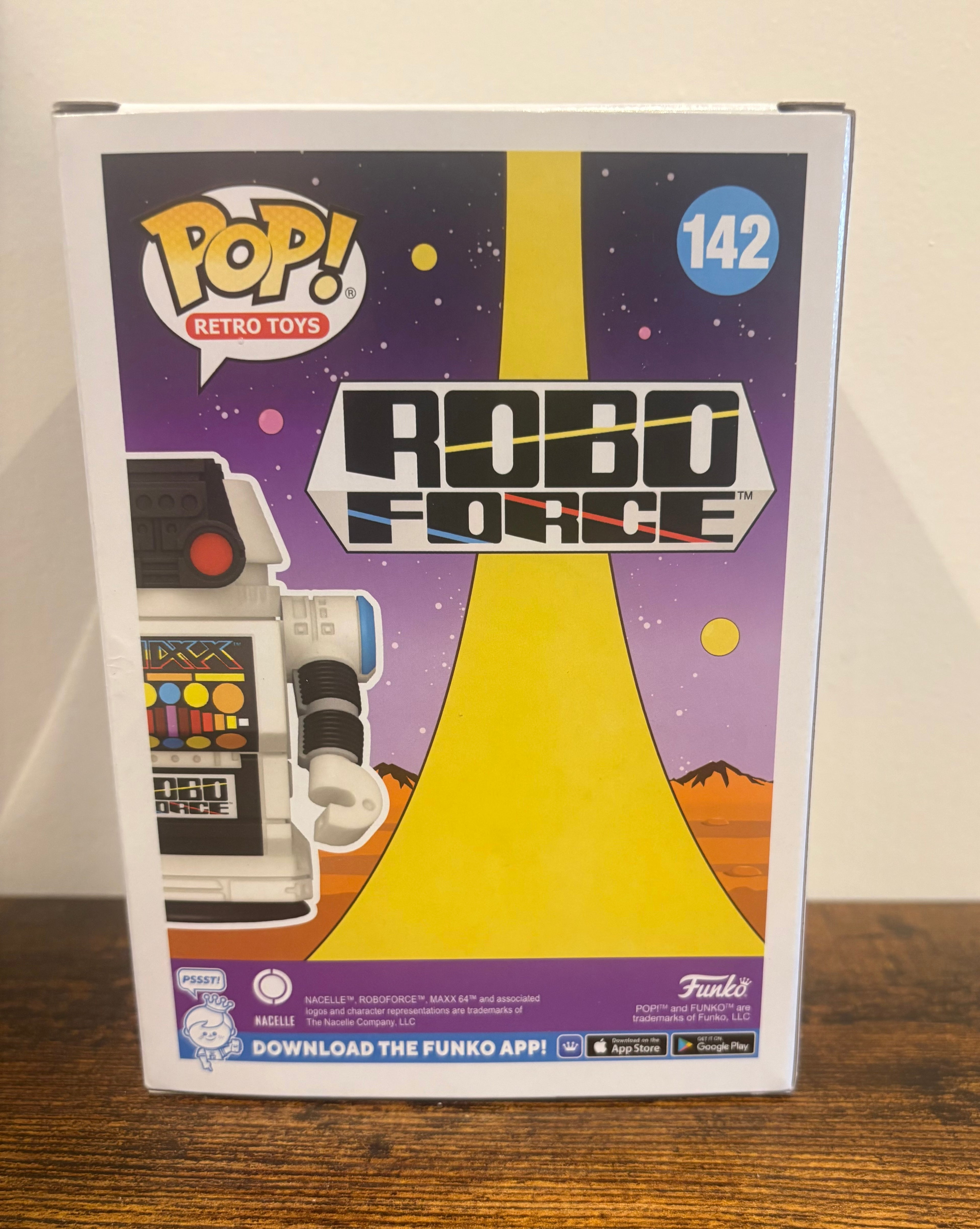 Funko Pop! #142 ROBO FORCE Maxx 64 Vinyl Figures Toys