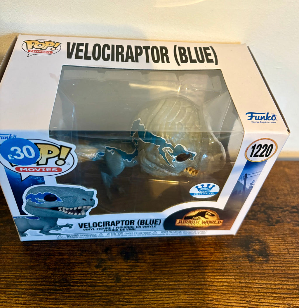 Funko Pop! #1220 Velociraptor Blue from Jurassic World