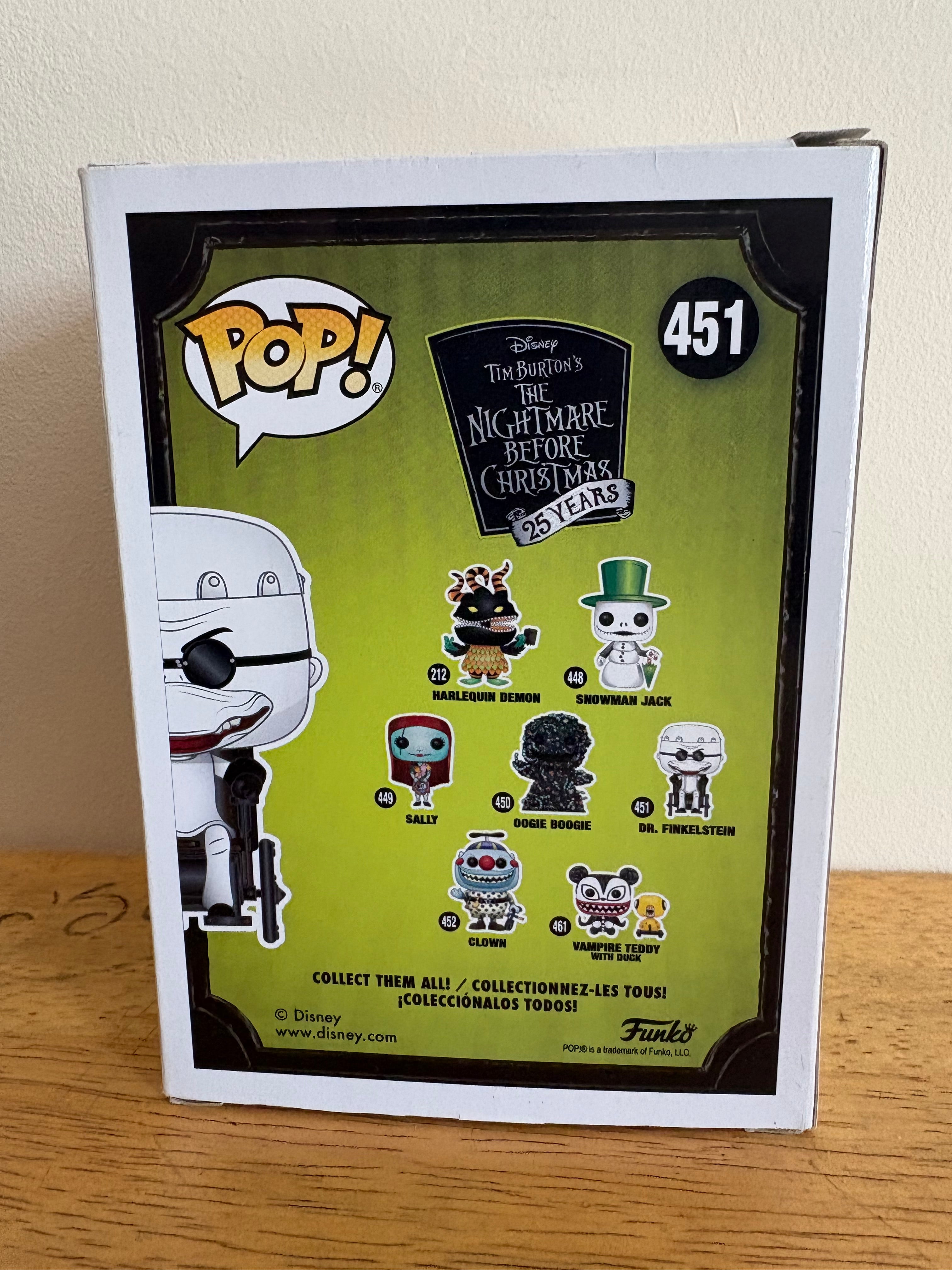 Funko Pop #451 Dr Finkelstein from The Nightmare Before Christmas