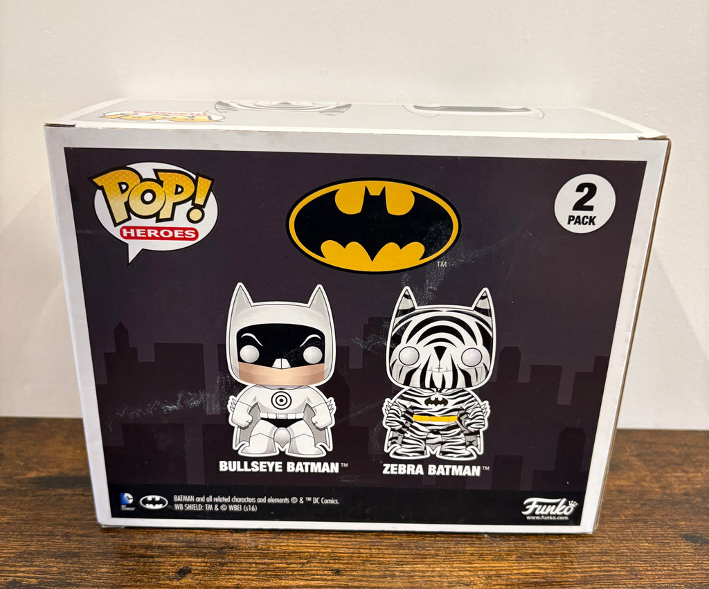 Funko POP! Zebra & Bullseye Batman 2 Pack Superheros Collectible