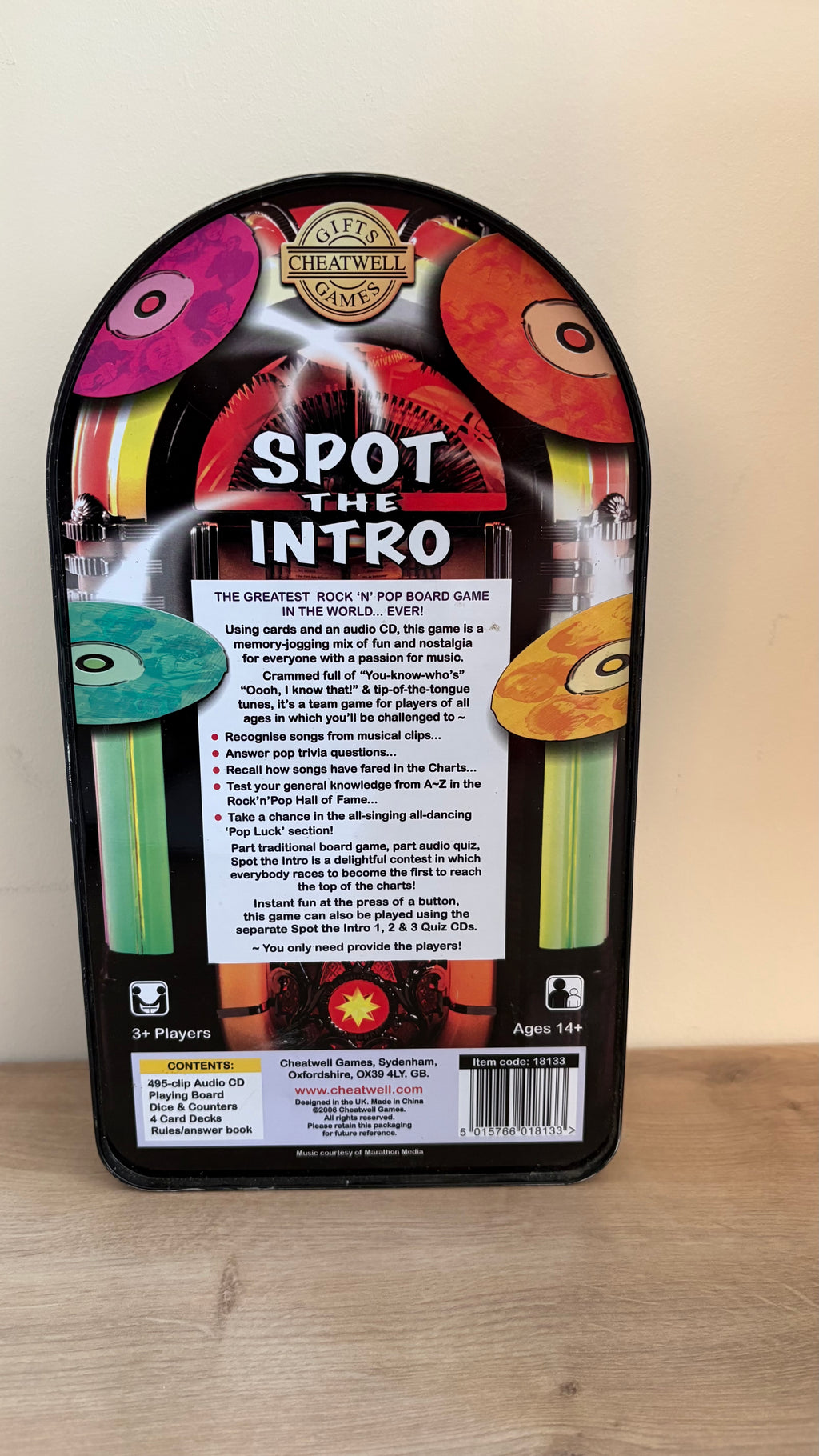 Spot the Intro — Game in Retro Tin