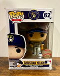 Funko Pop Milwaukee Brewers Christian Yelich 62 slight damaged to corners