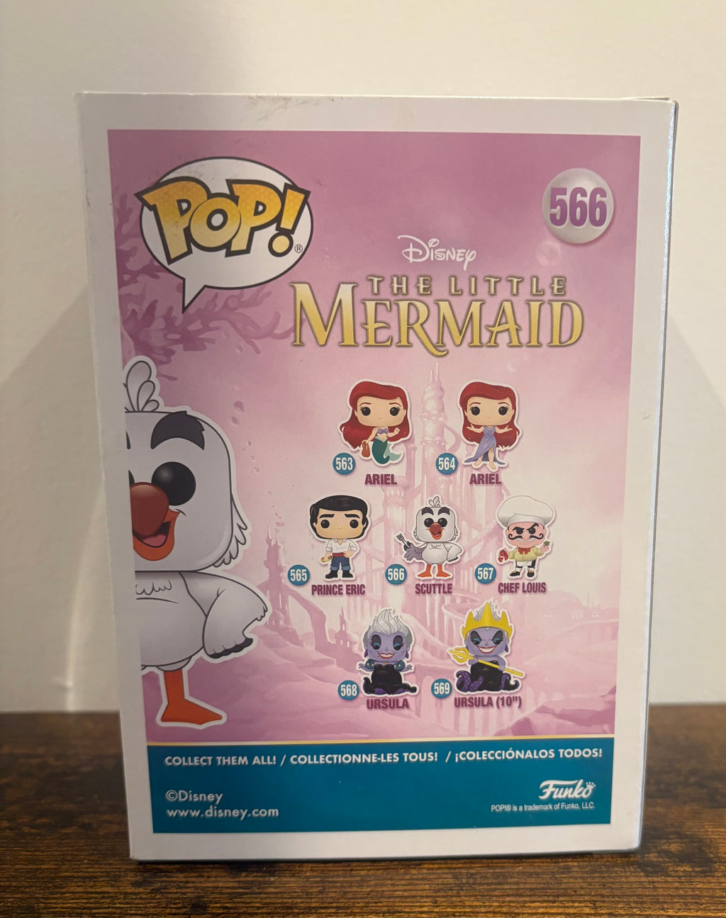 Funko Pop! Disney The Little Mermaid Scuttle #566 Boxed 30 Years