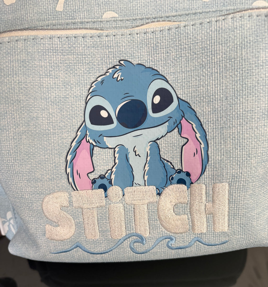 Collectables - Disney Stitch Blue Denim women's backpack, American Primark Rare in uk