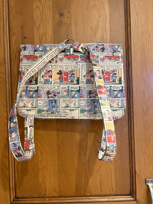 Collectables - Disney Comic Cartoon Strip Satchel Bag Minnie Mickey Mouse Donald Daisy Duck
