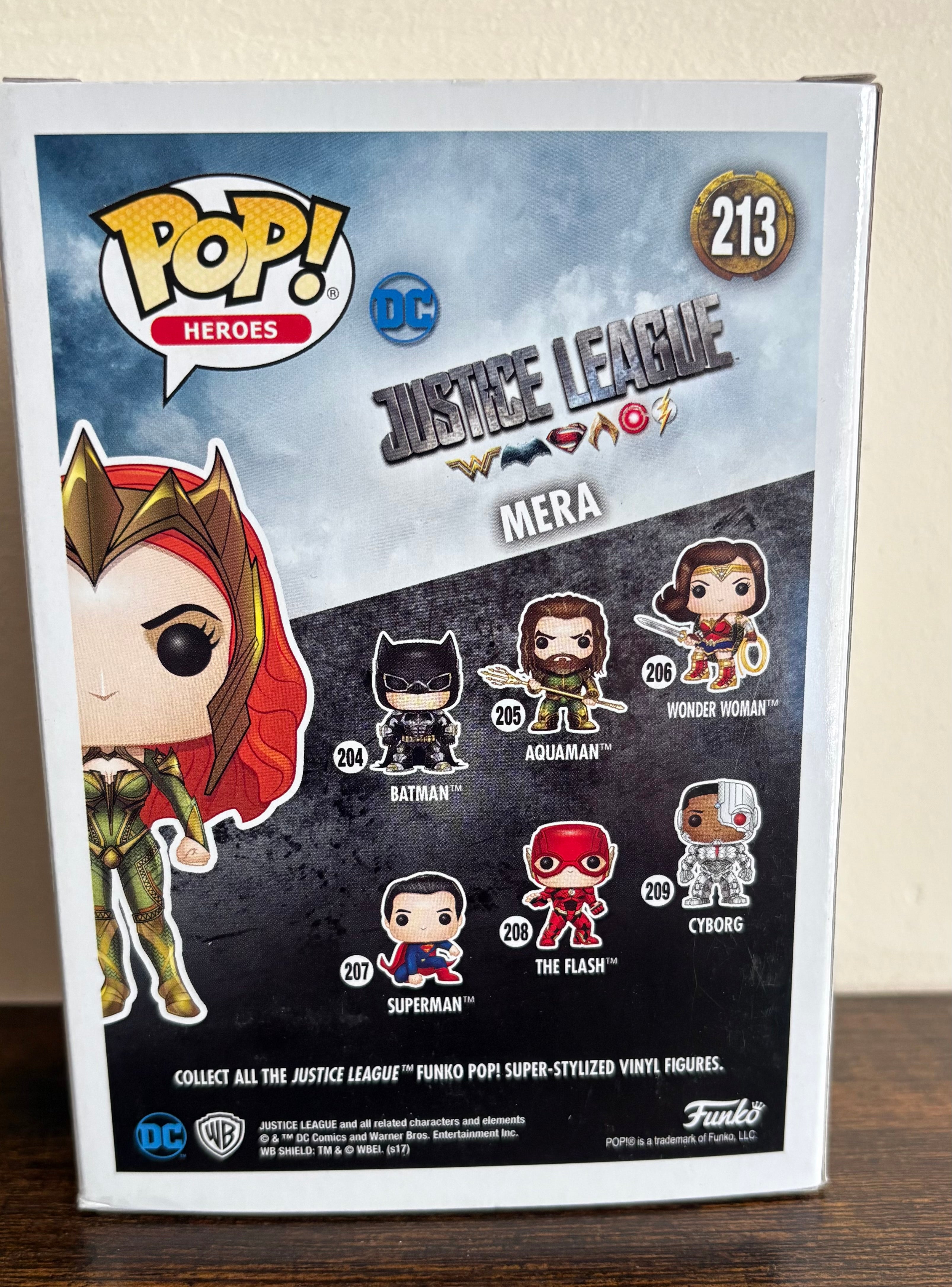 Funko Pop Mera #213 Justice League
