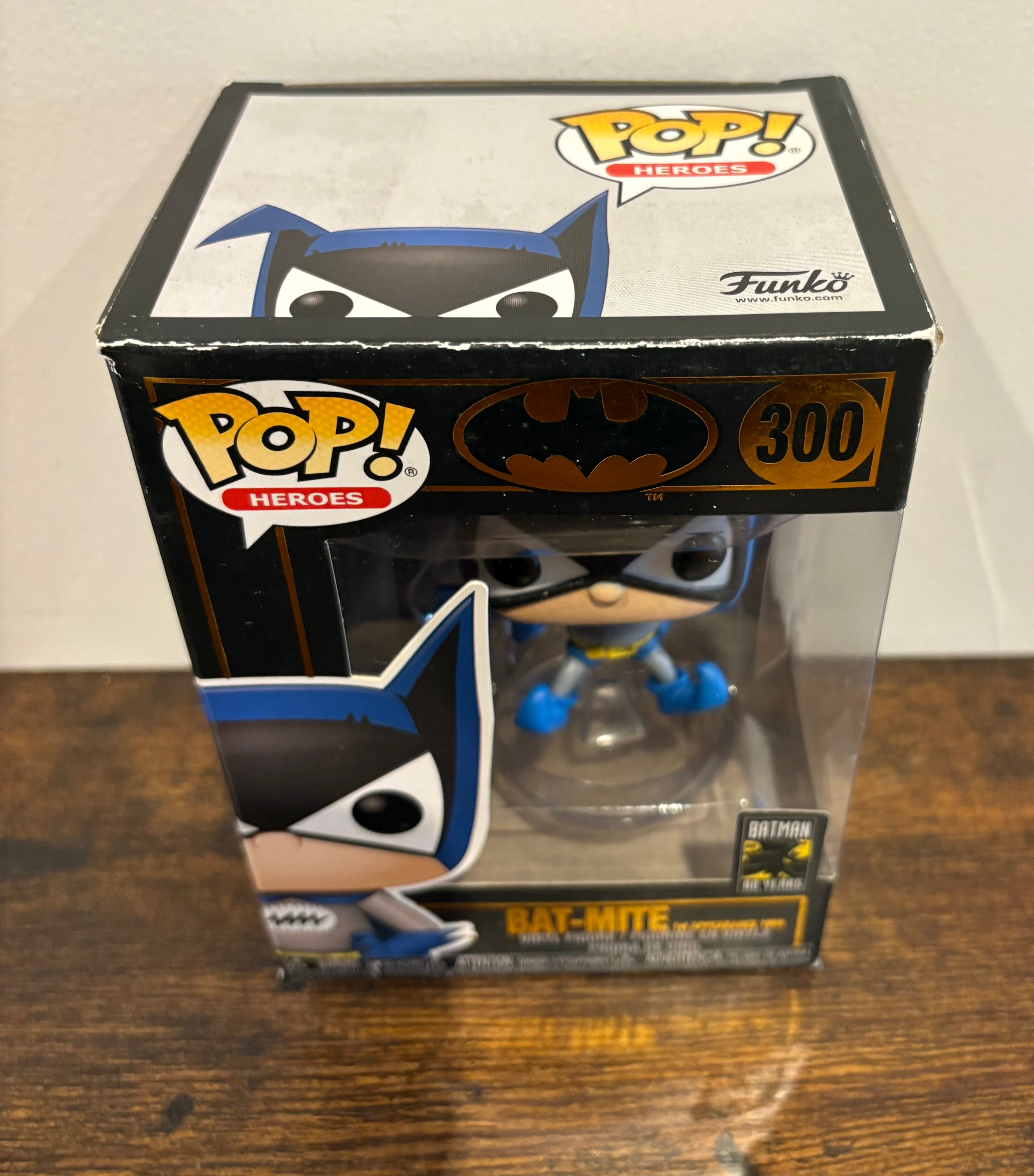 Funko Pop Bat Mite #300 Vinyl Figure DC Super Heroes Batman 80th Anniversary