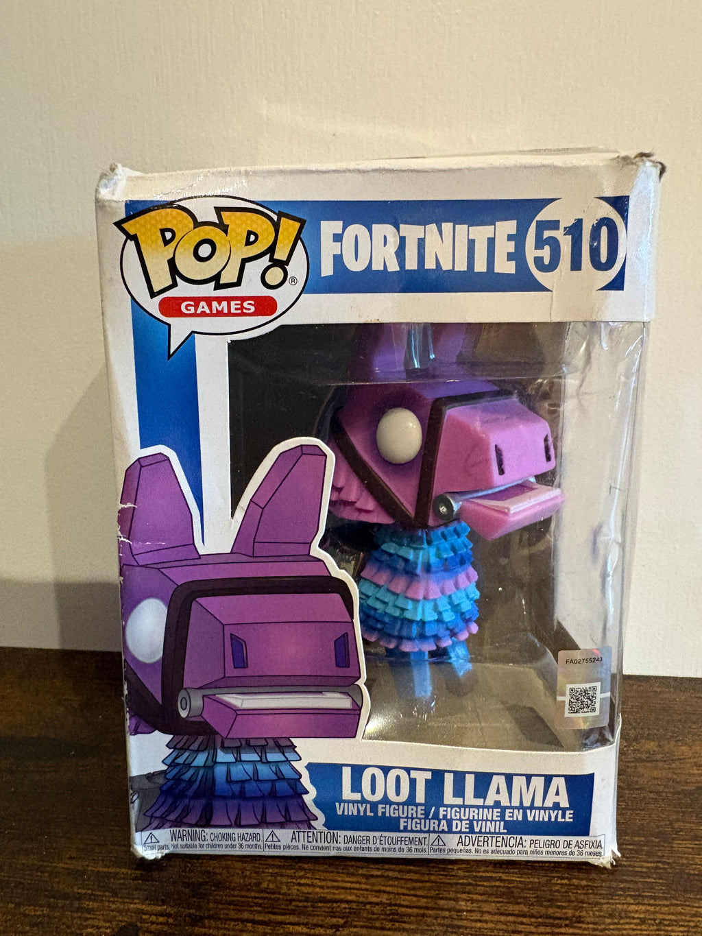 Funko pop #510 Loot Llama used & has a tatty box see pics