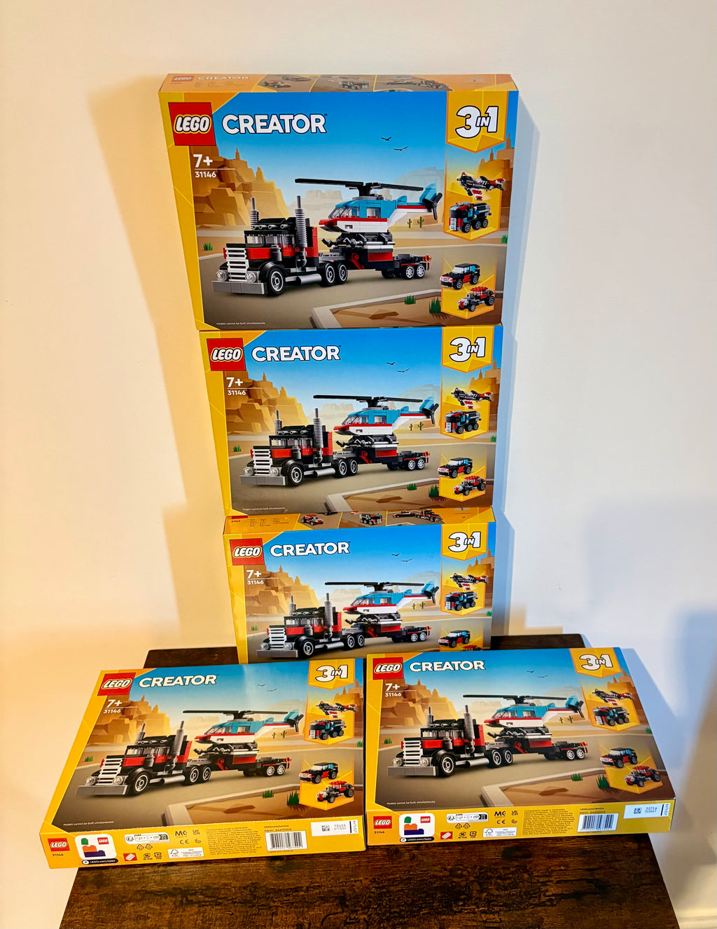 Lego Creator Flatbed Truck with Helicopter 31146 NEW 2024