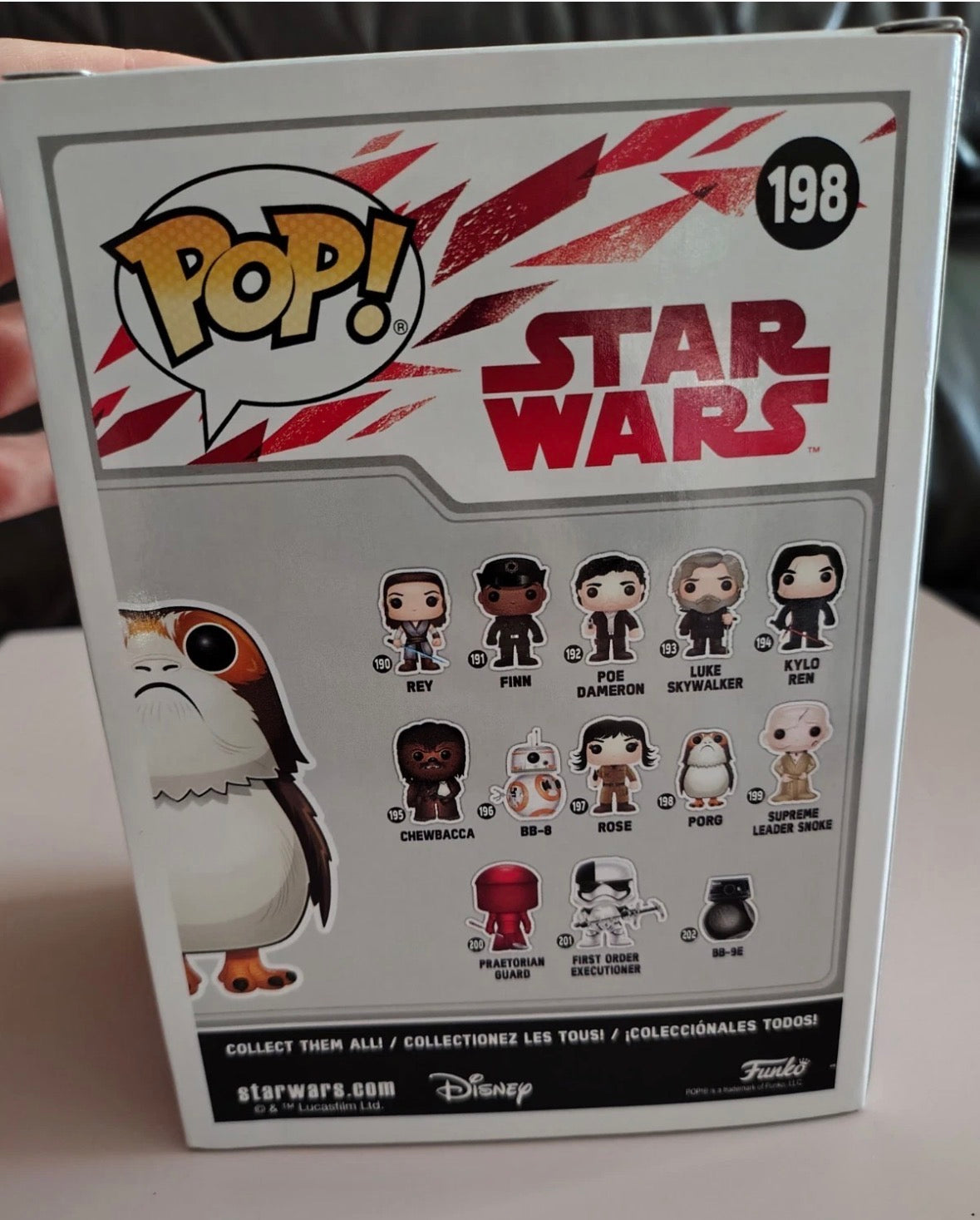 Star Wars  #198 Porg Funko Pop