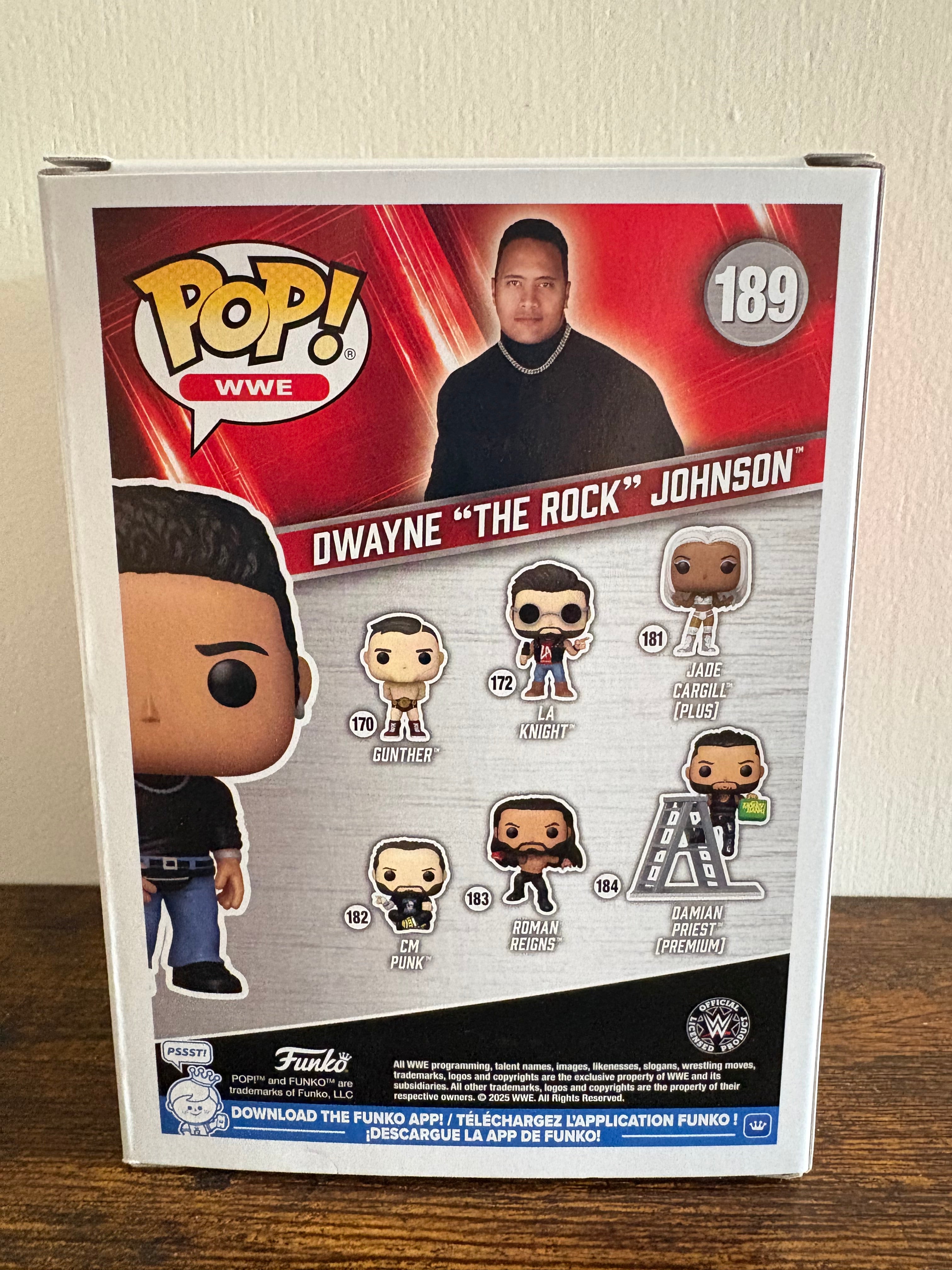 Funko pop - WWE #189 Dwayne “The Rock” Johnson
