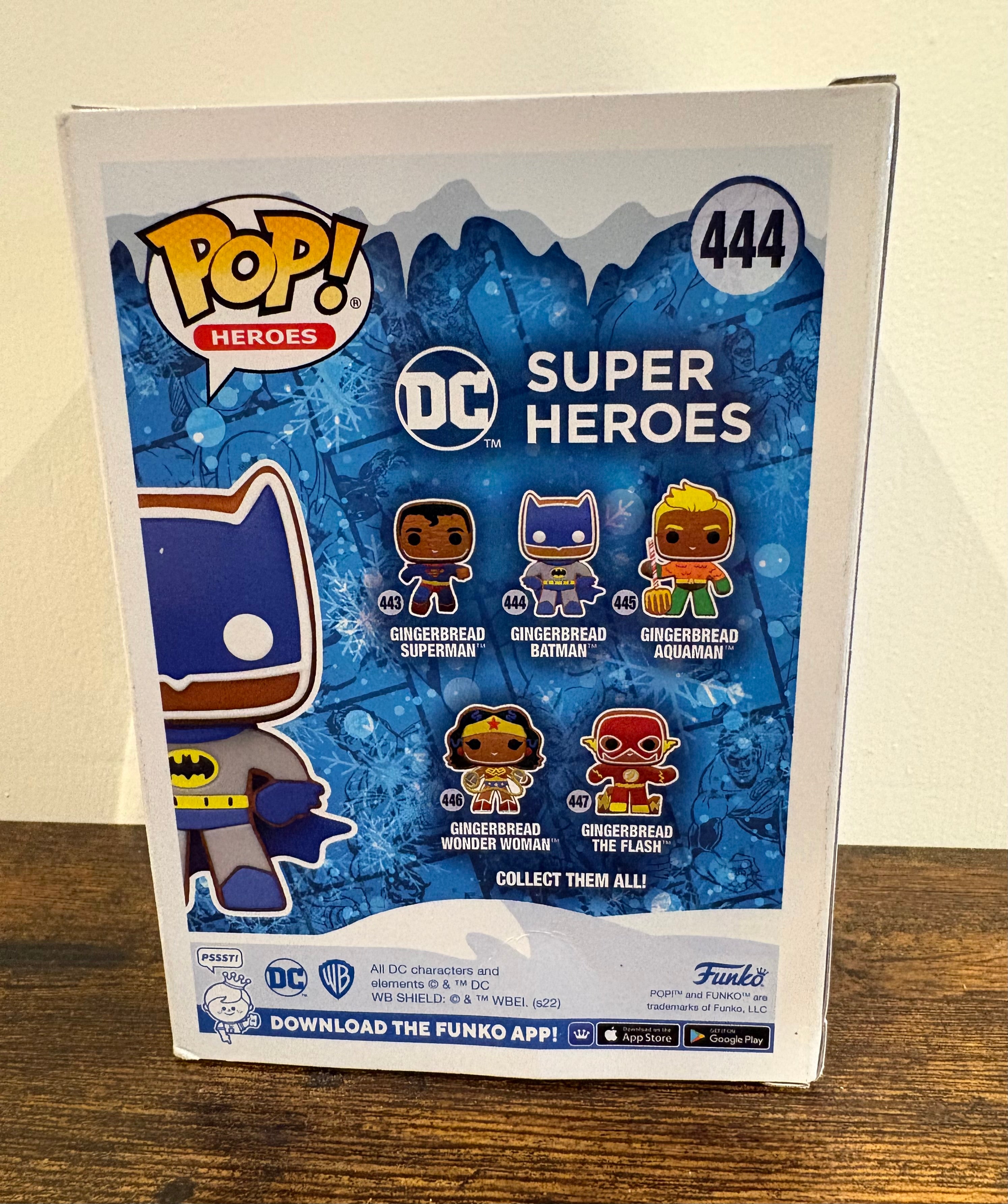 Funko Pop Heroes Dc Superhero Gingerbread Batman 444 Boxed