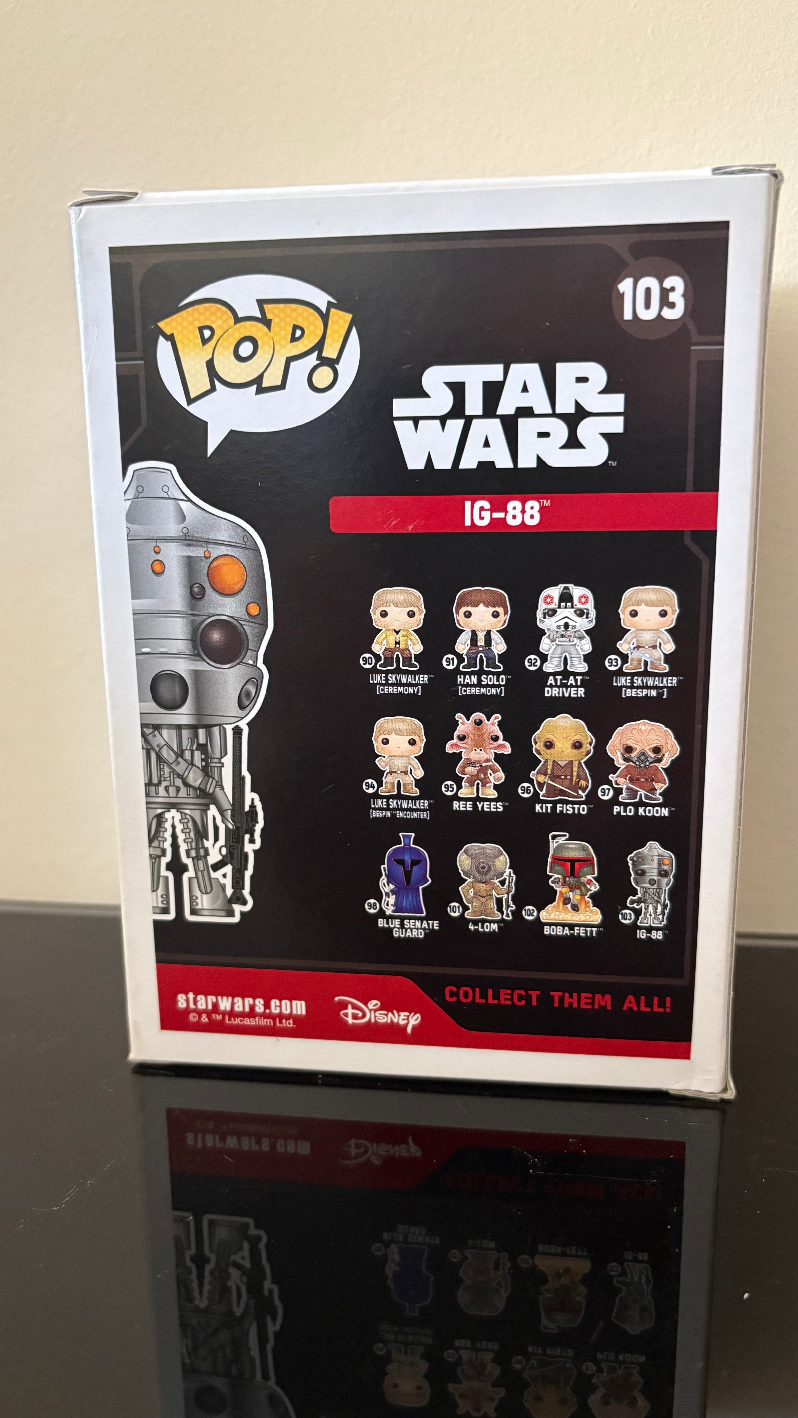 Funko Pop! Star Wars IG-88 #103 Smuggler`s Bounty Exclusive