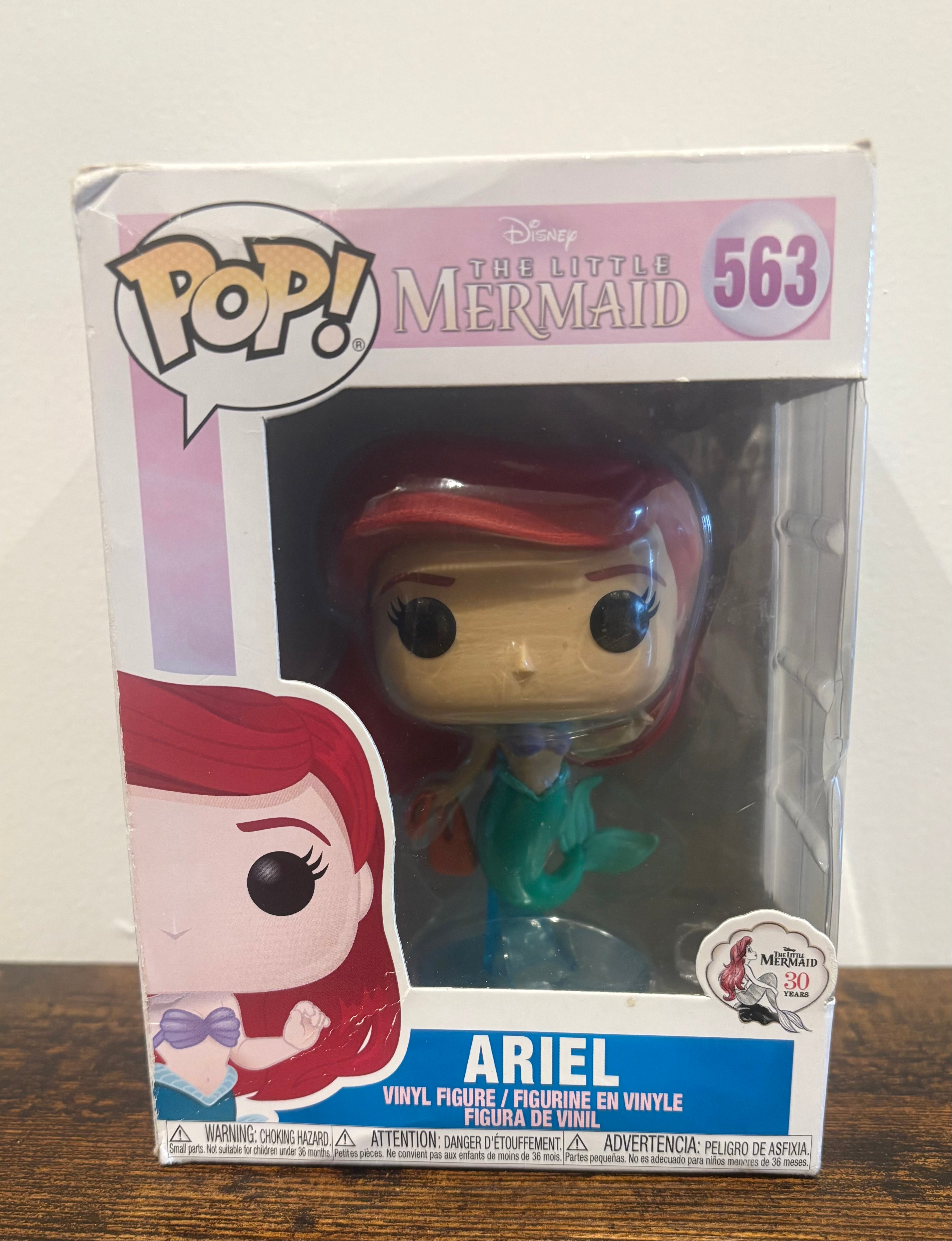 Funko Pop! Vinyl: Disney's The Little Mermaid Ariel Figure #563 Damage to the box