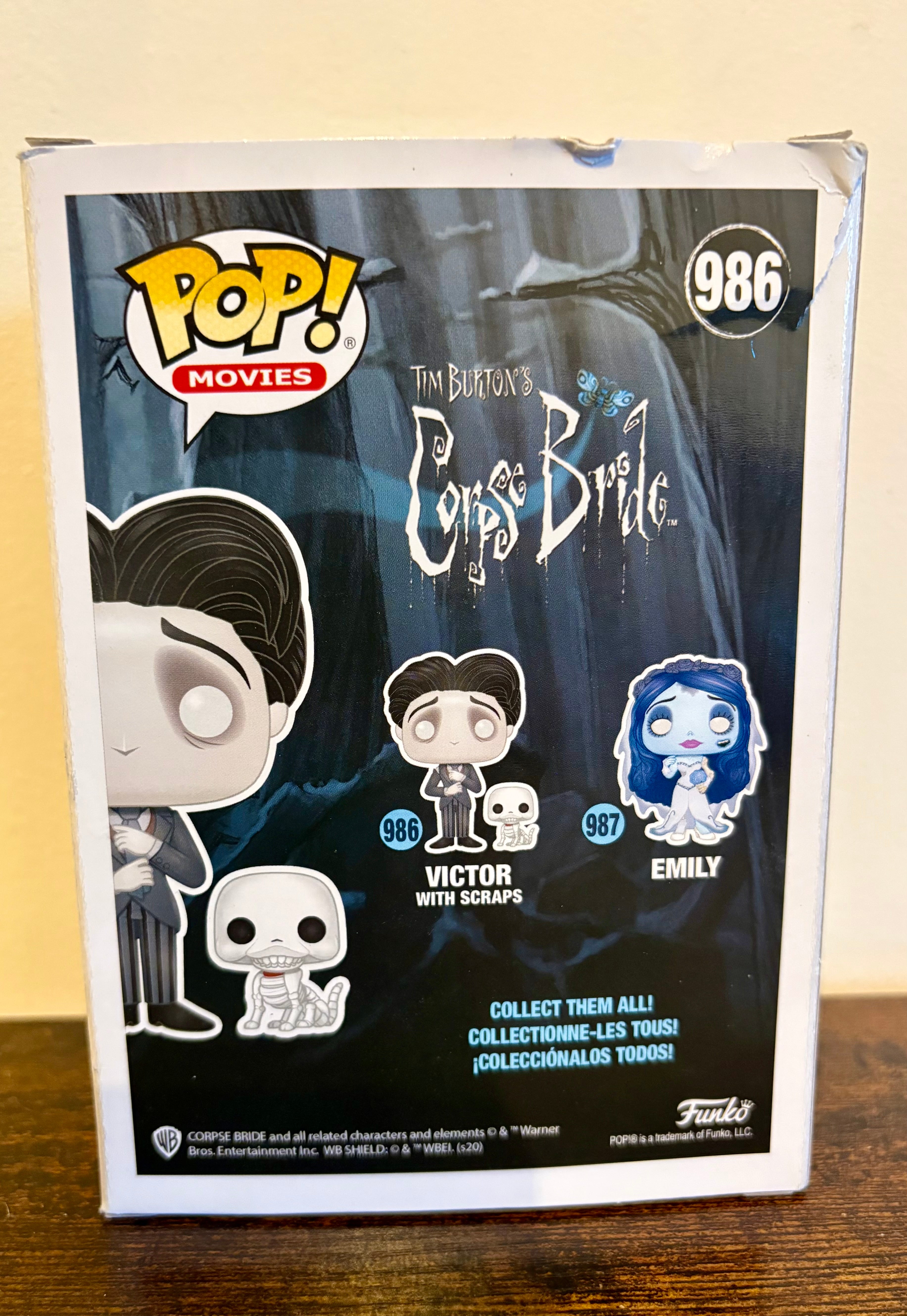 Funko Pop! Movies: Corpse Bride - Victor & Scraps #986