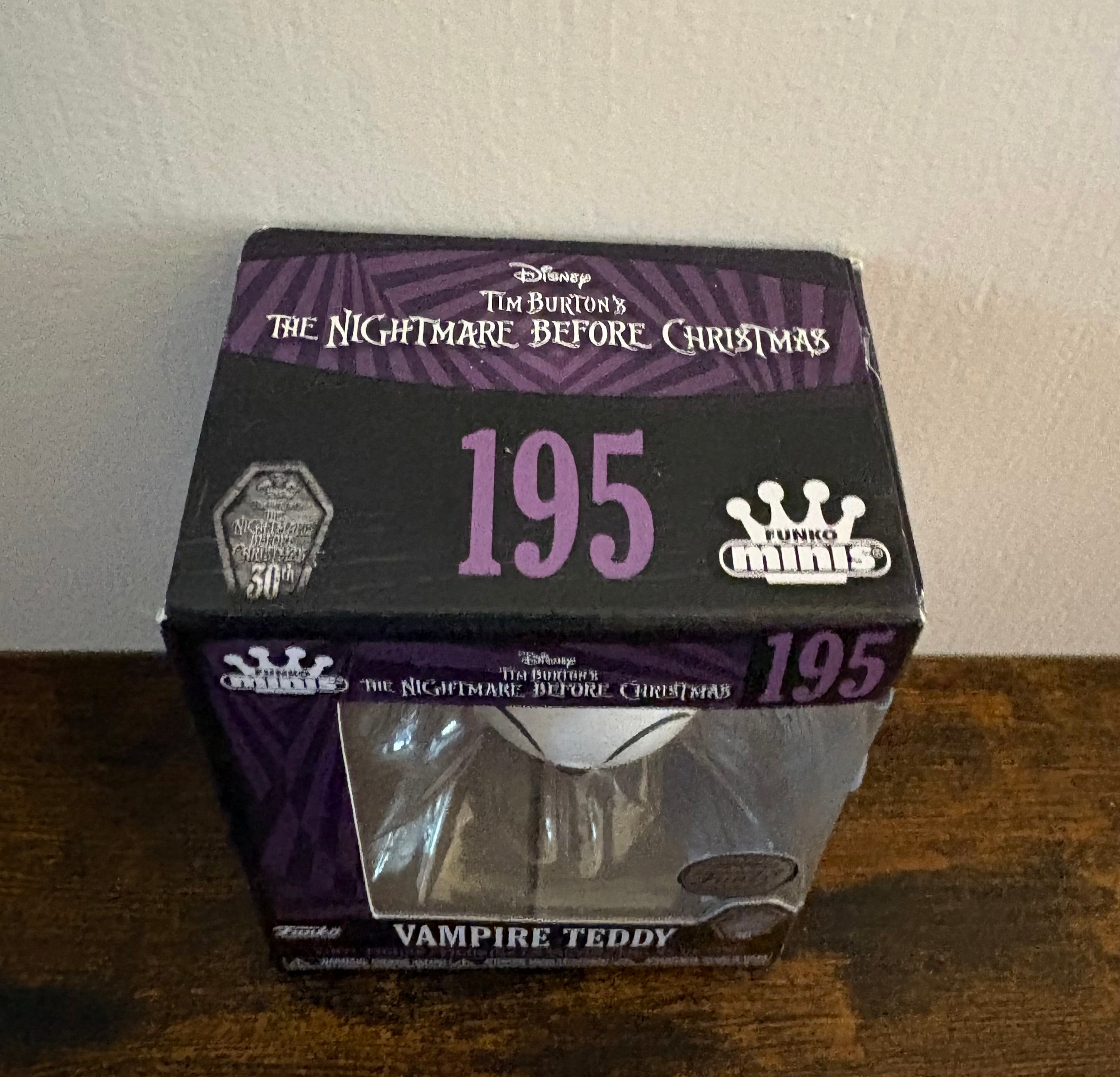 Funko pop - Minis Tim Burton's The Nightmare Before Christmas #195 Vampire Teddy New