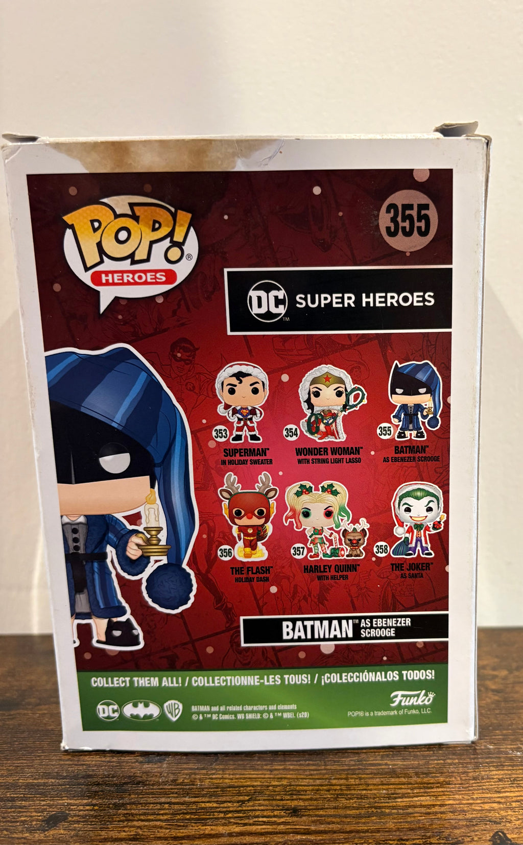 Funko Pop! DC Super Heroes Batman as Ebenezer Scrooge #355 Figure