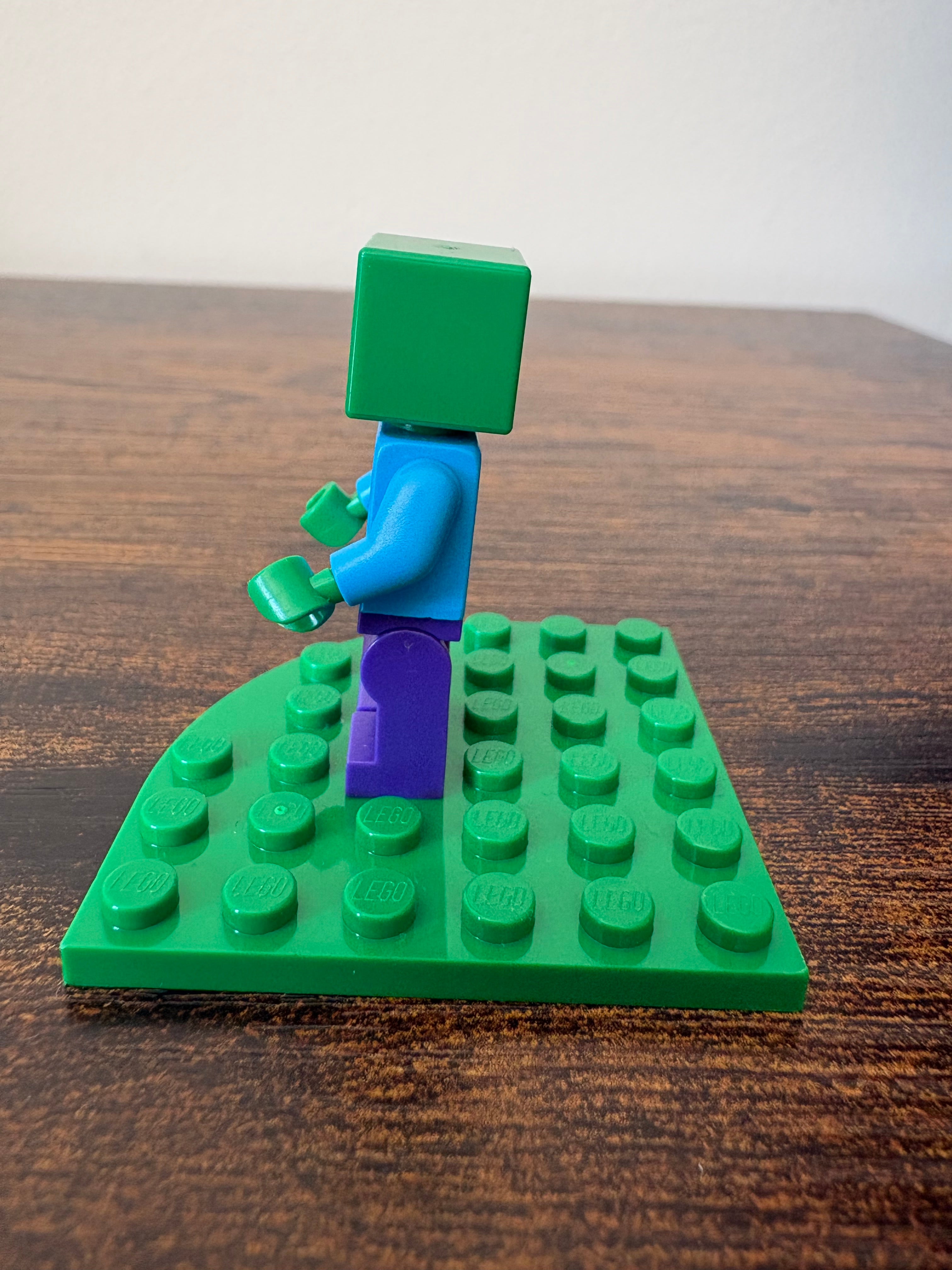 Mini Figure -  ZOMBIE DARK PURPLE LEGS MIN010 MINECRAFT