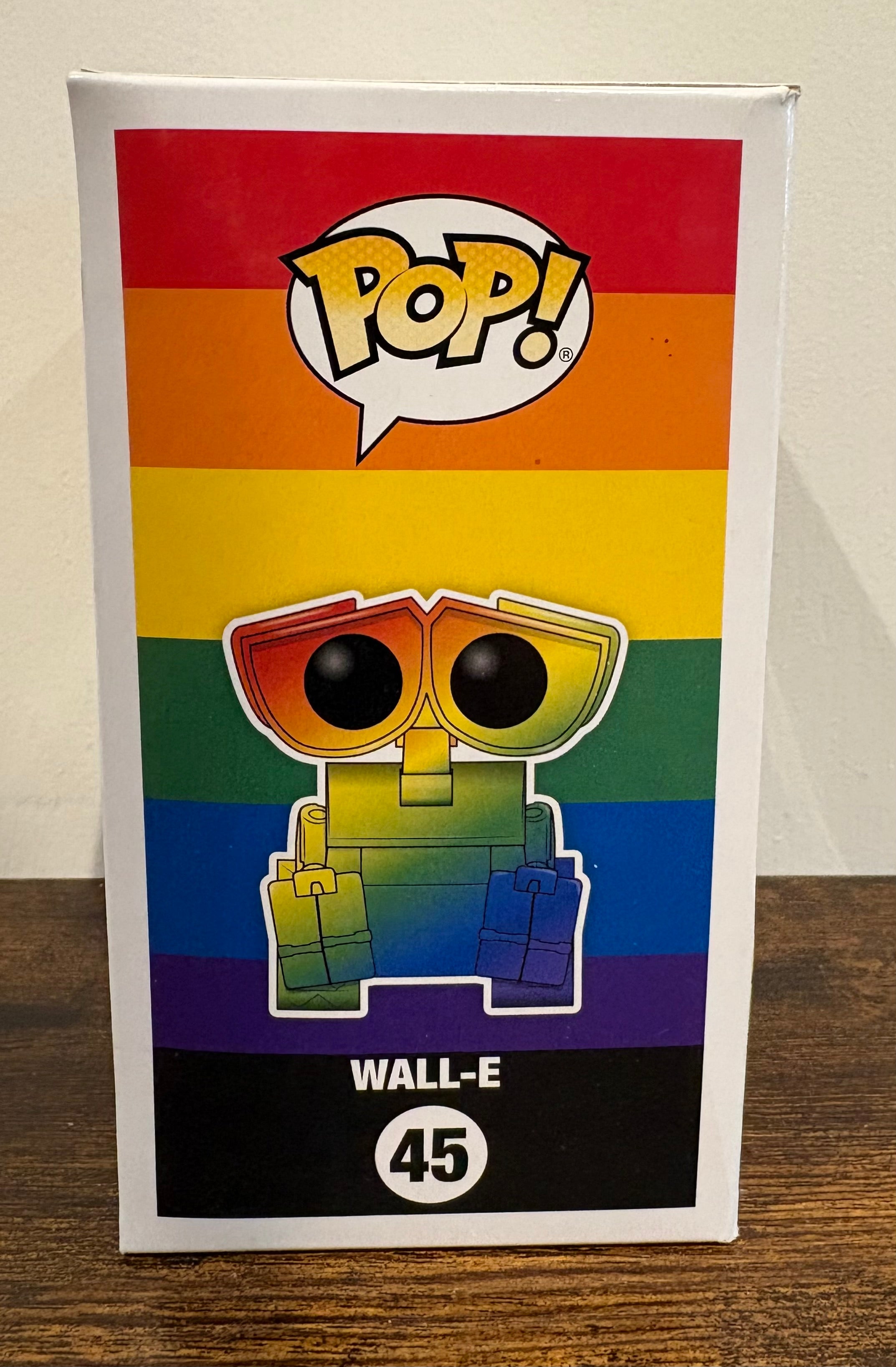 Funko Pop 45 Wall-E Rainbow Pride Disney Pixar Collectible Figure