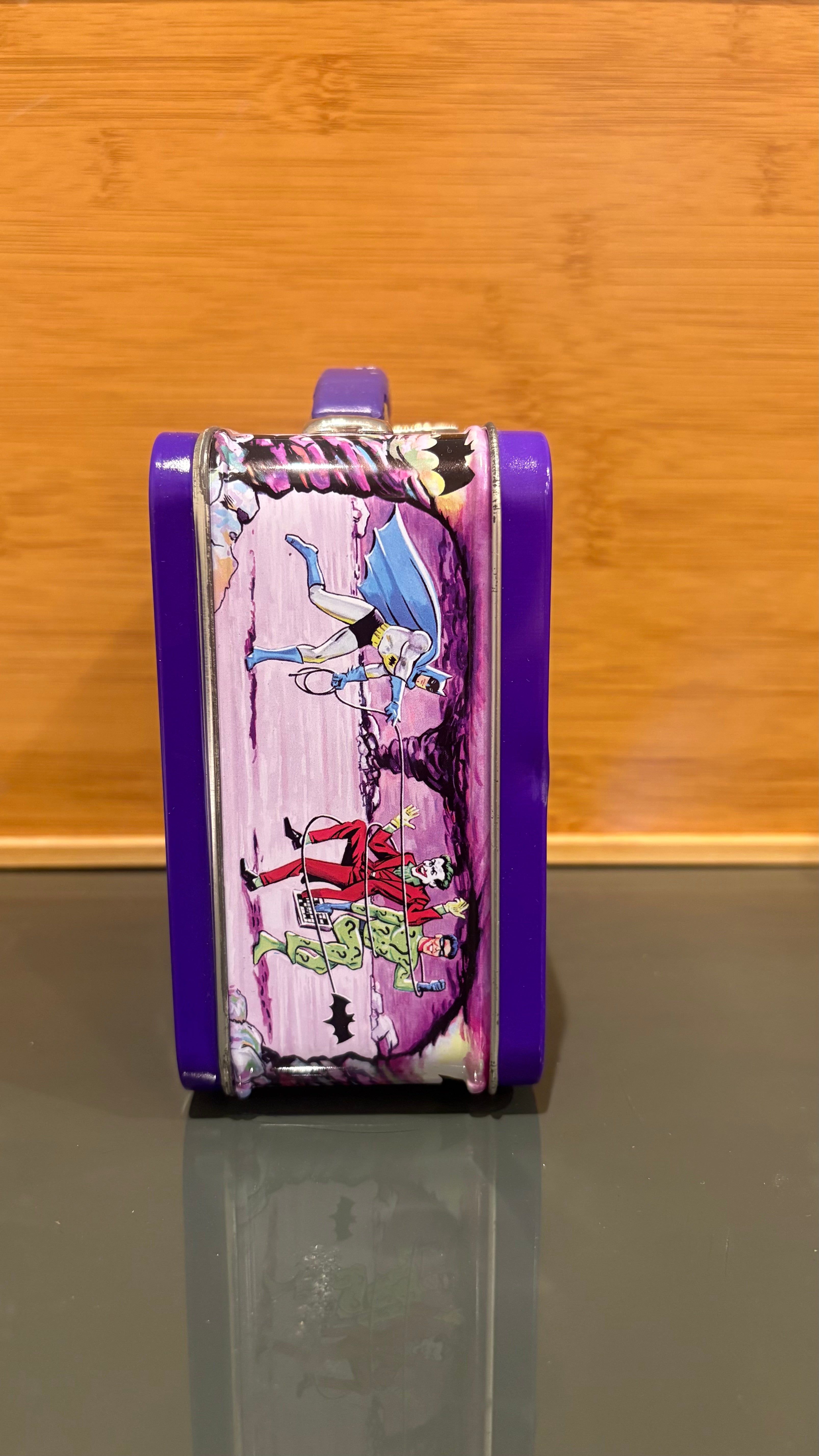 Batman & Robin DC Comics Metal Lunch Tin – Hasbro Hallmark Vintage Collectible..