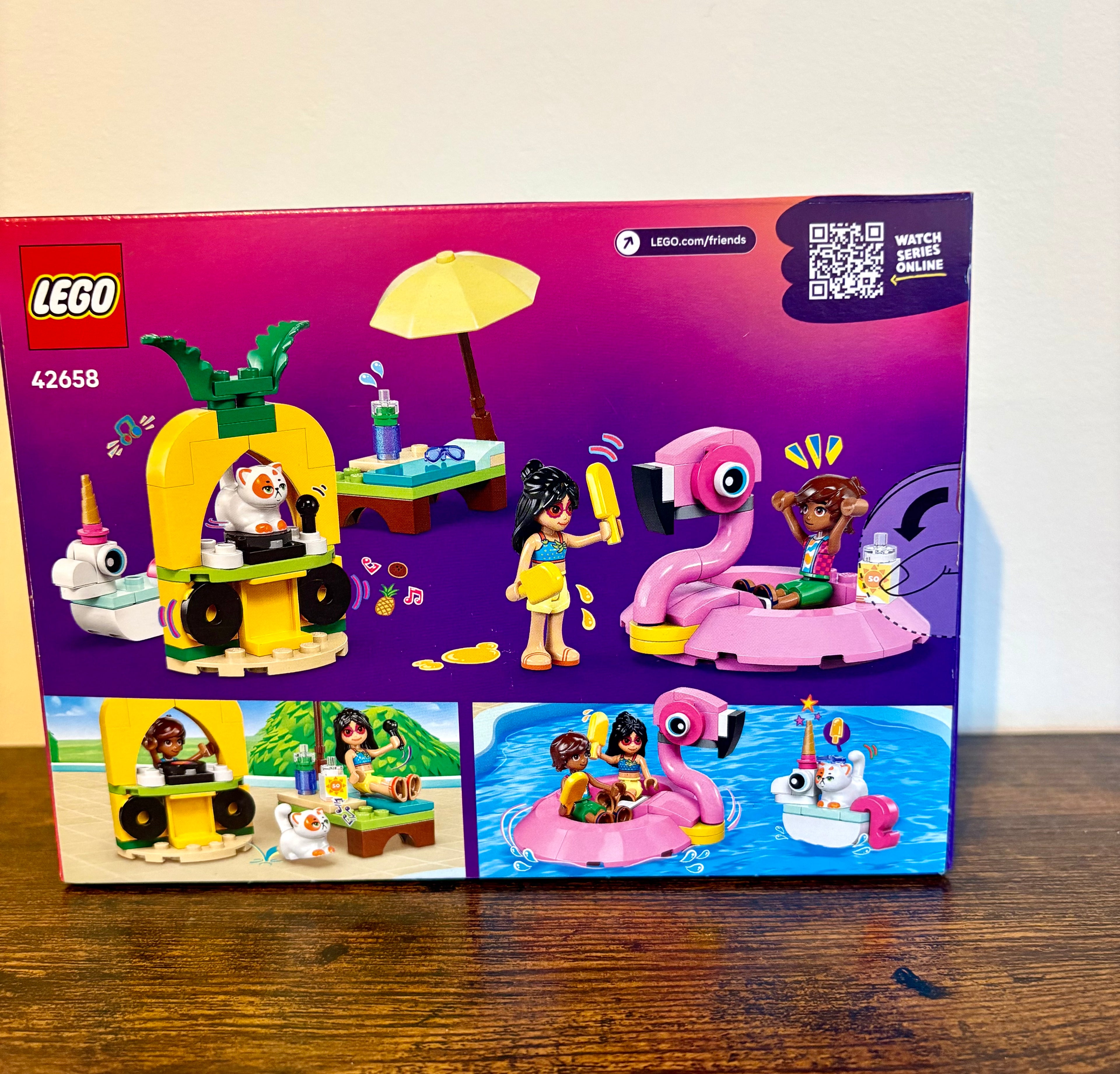 LEGO Friends Unicorn Flamingo Pool Party Set 42658