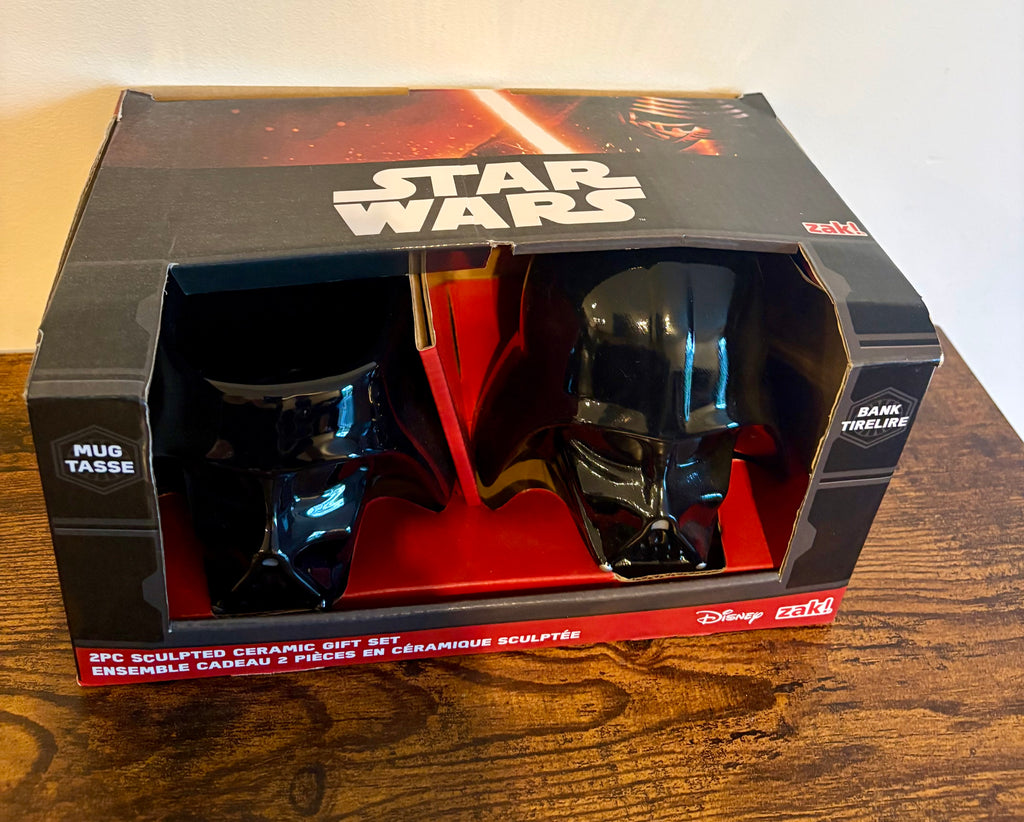 Star Wars Disney Darth Vader 2 Pcs Sculpted Ceramic Gift Set