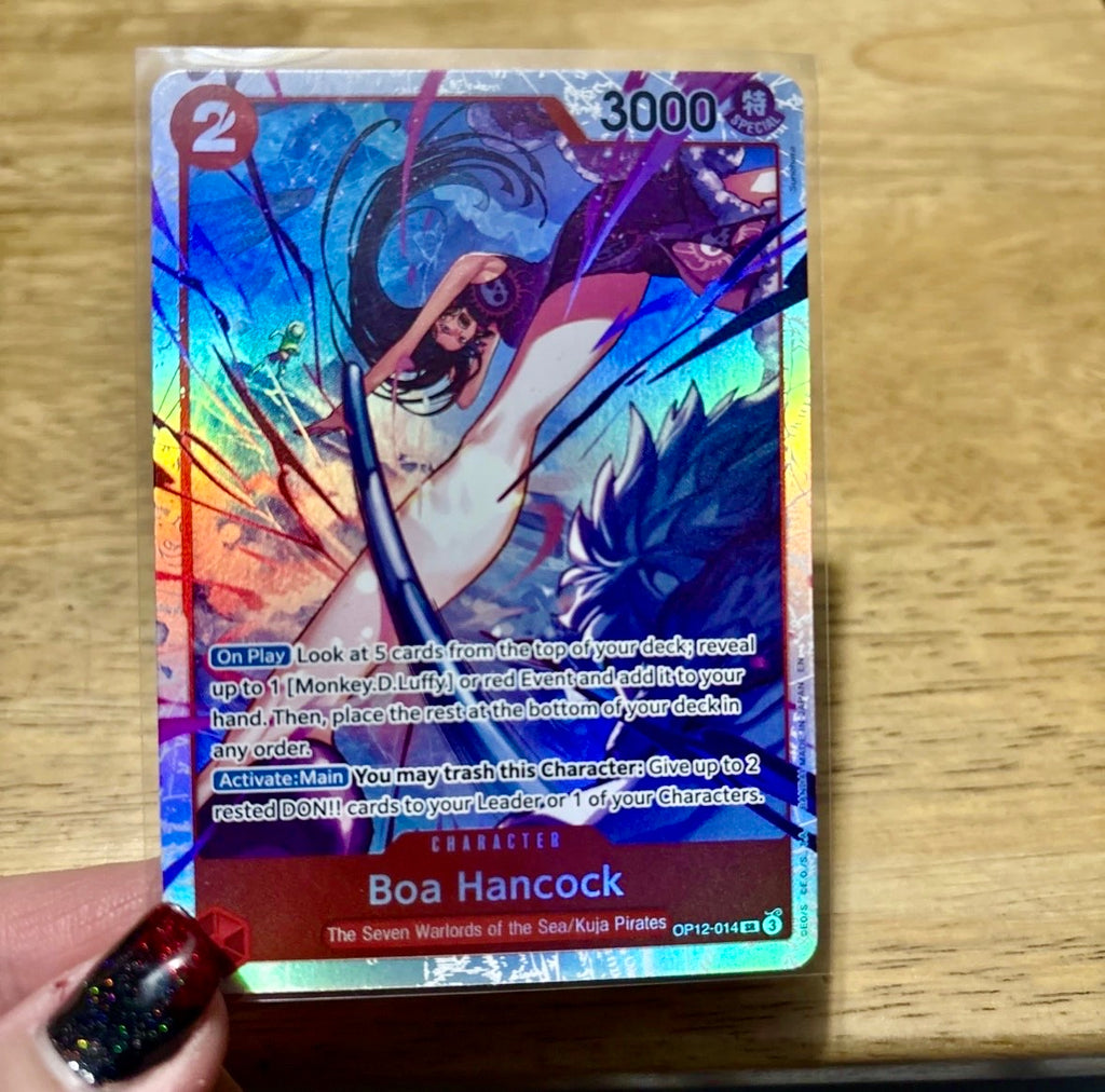 One Piece TCG Boa Hancock OP12-014 SR Red English