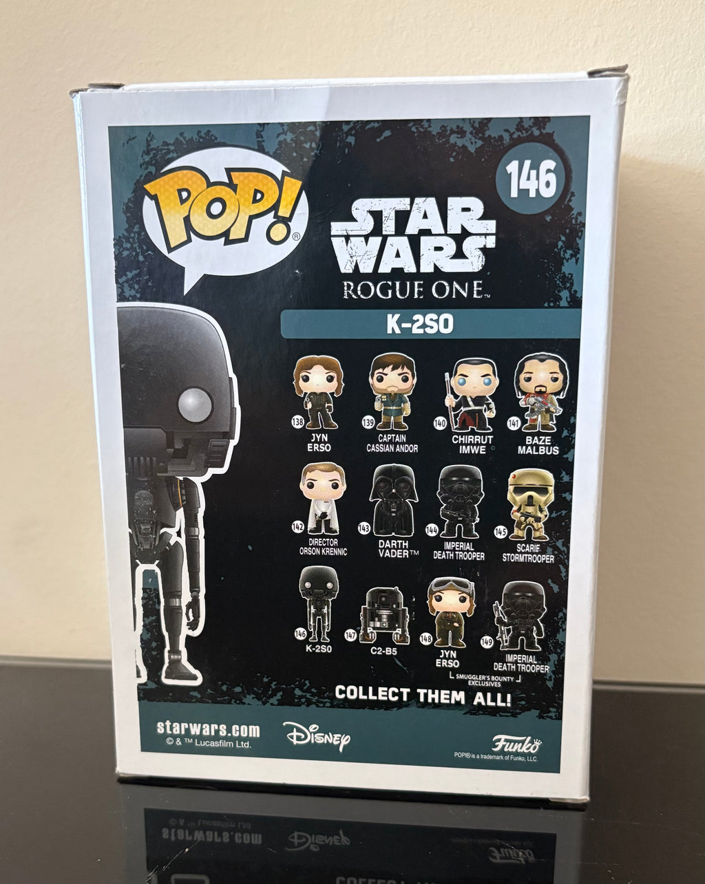 Funko Pop! Movie Star Wars Rogue One - K-2SO Vinyl Action Figure #146