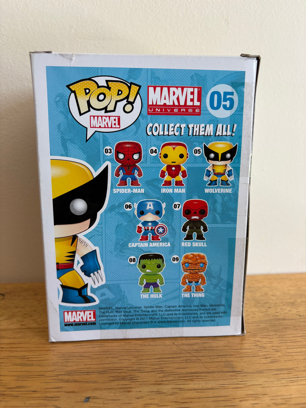 Funko Pop #05 Wolverine Marvel Universe