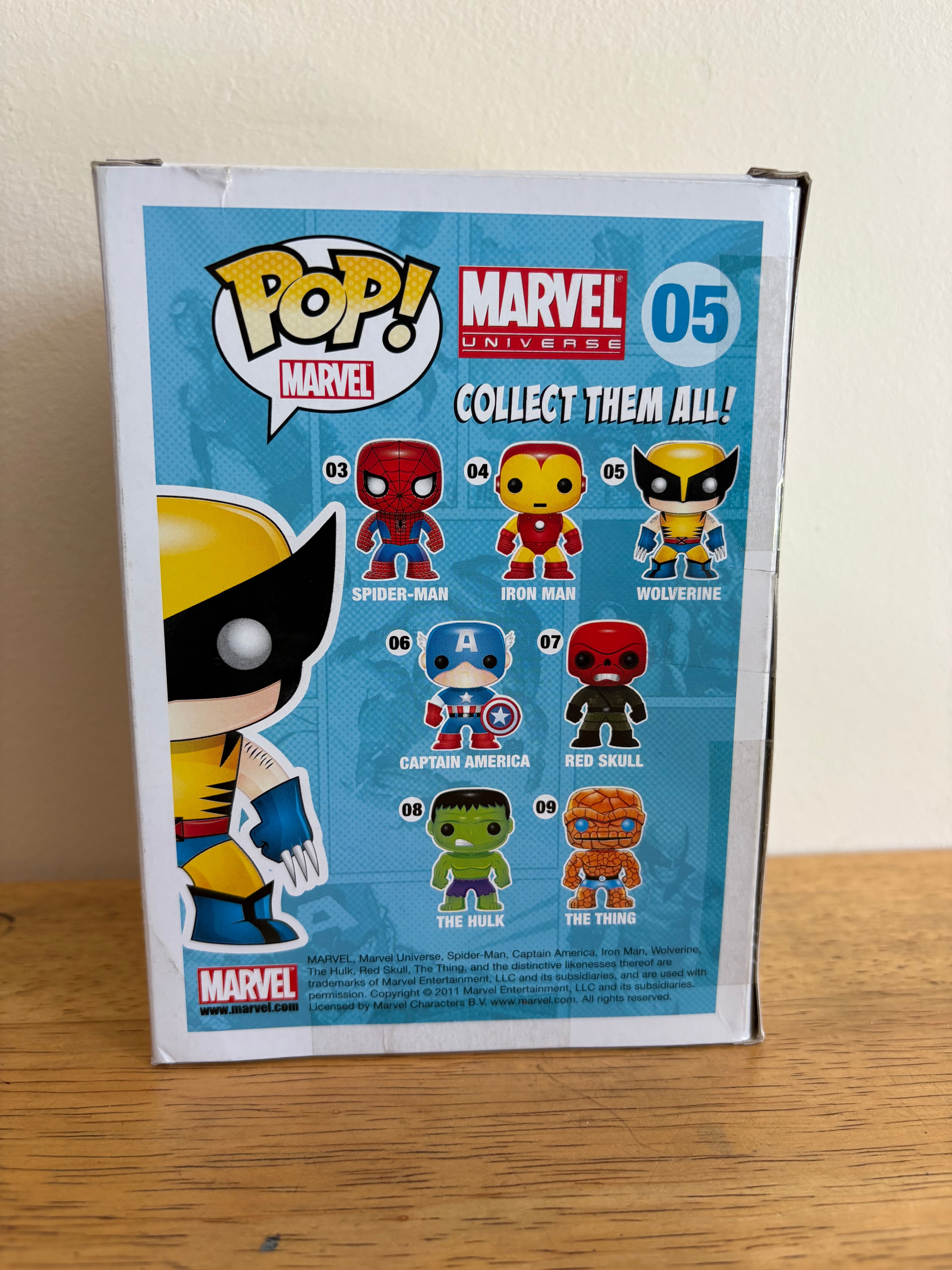 Funko Pop #05 Wolverine Marvel Universe