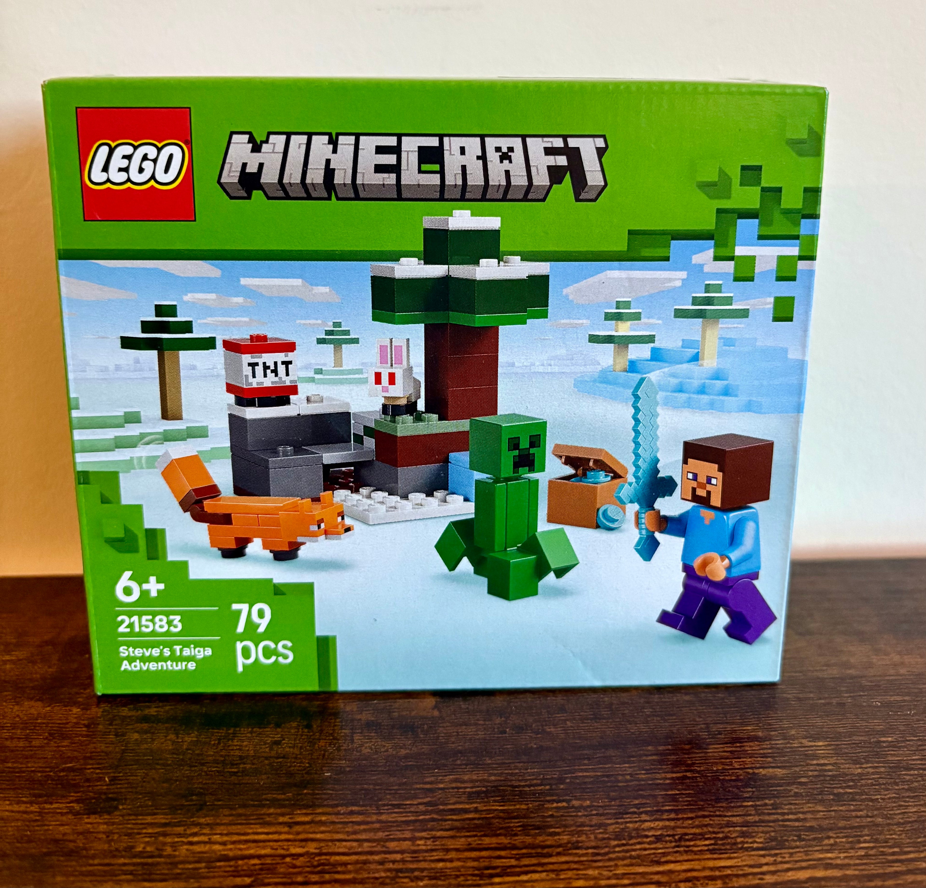 Lego Minecraft Steve's Taiga Adventure 21583 - Genuine New And Boxed