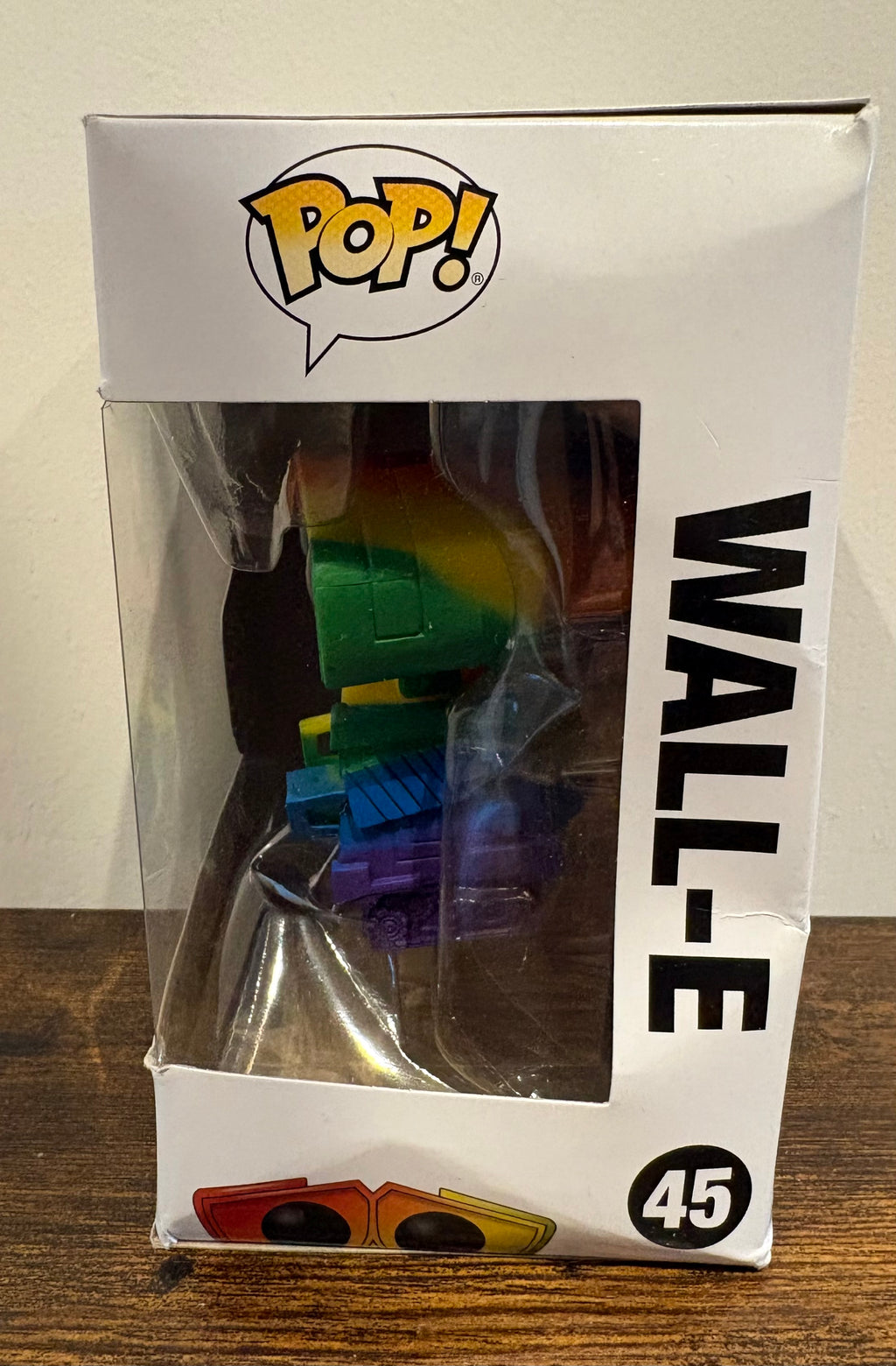 Funko Pop 45 Wall-E Rainbow Pride Disney Pixar Collectible Figure