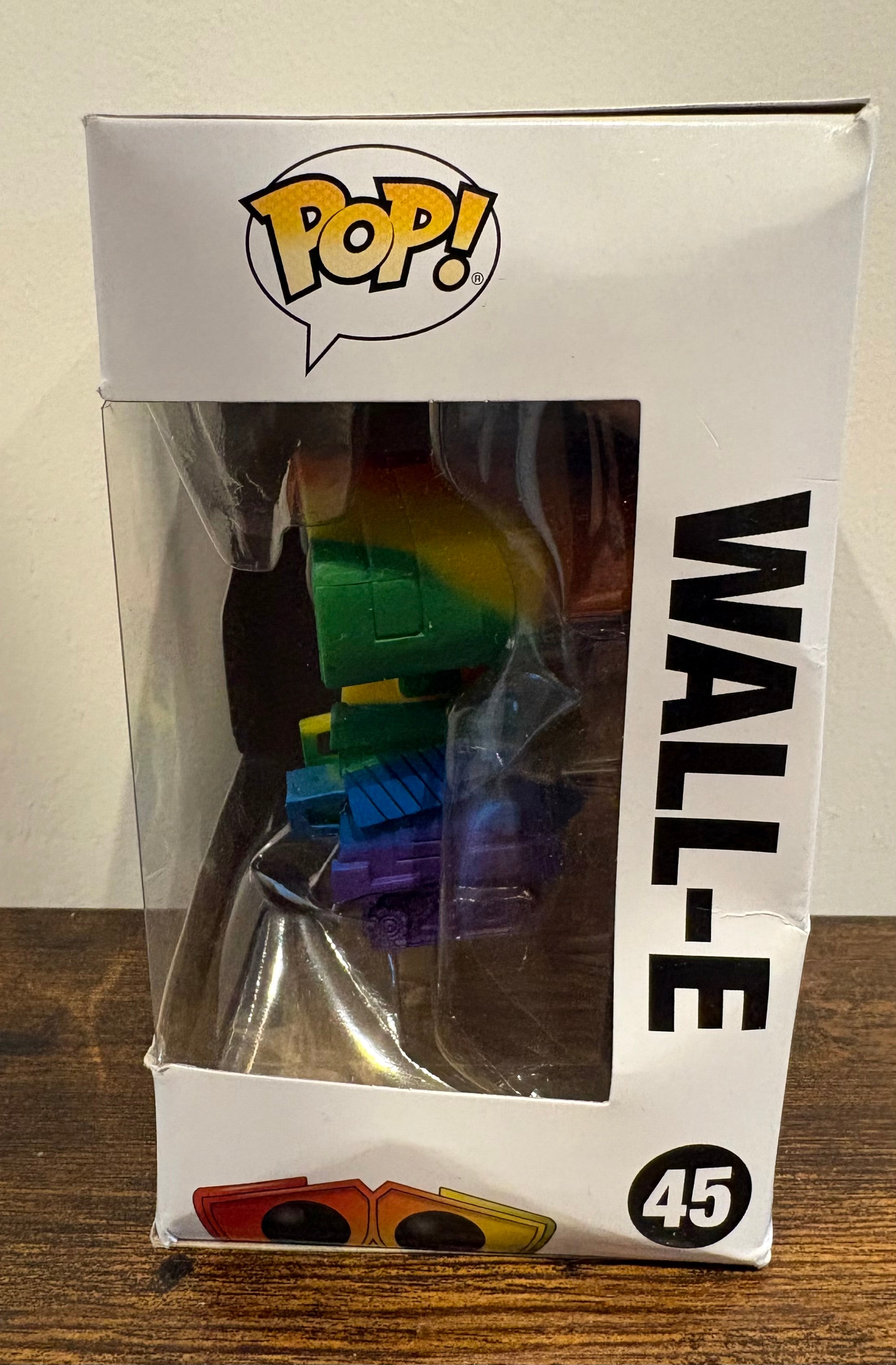 Funko Pop 45 Wall-E Rainbow Pride Disney Pixar Collectible Figure