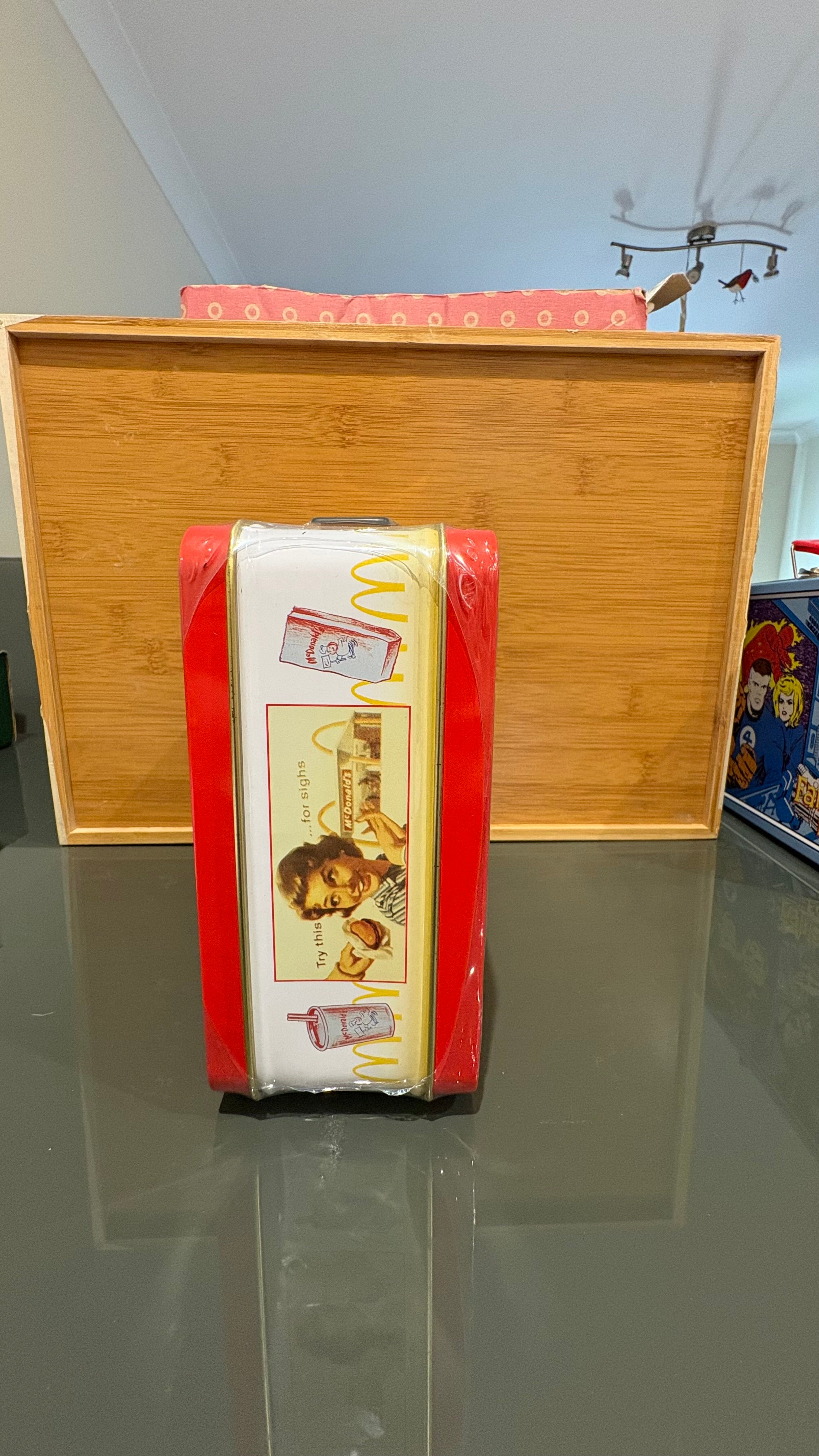 McDonald's Hamburgers Lunchbox Metal Tin – 1998 Vintage Collectible (New & Sealed)
