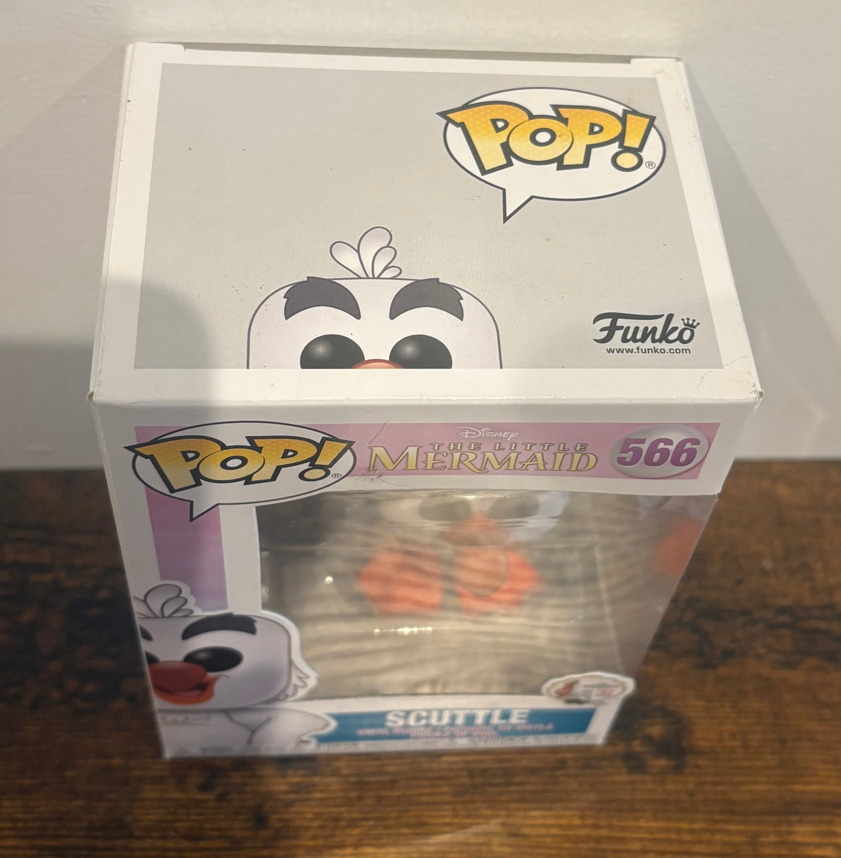 Funko Pop! Disney The Little Mermaid Scuttle #566 Boxed 30 Years