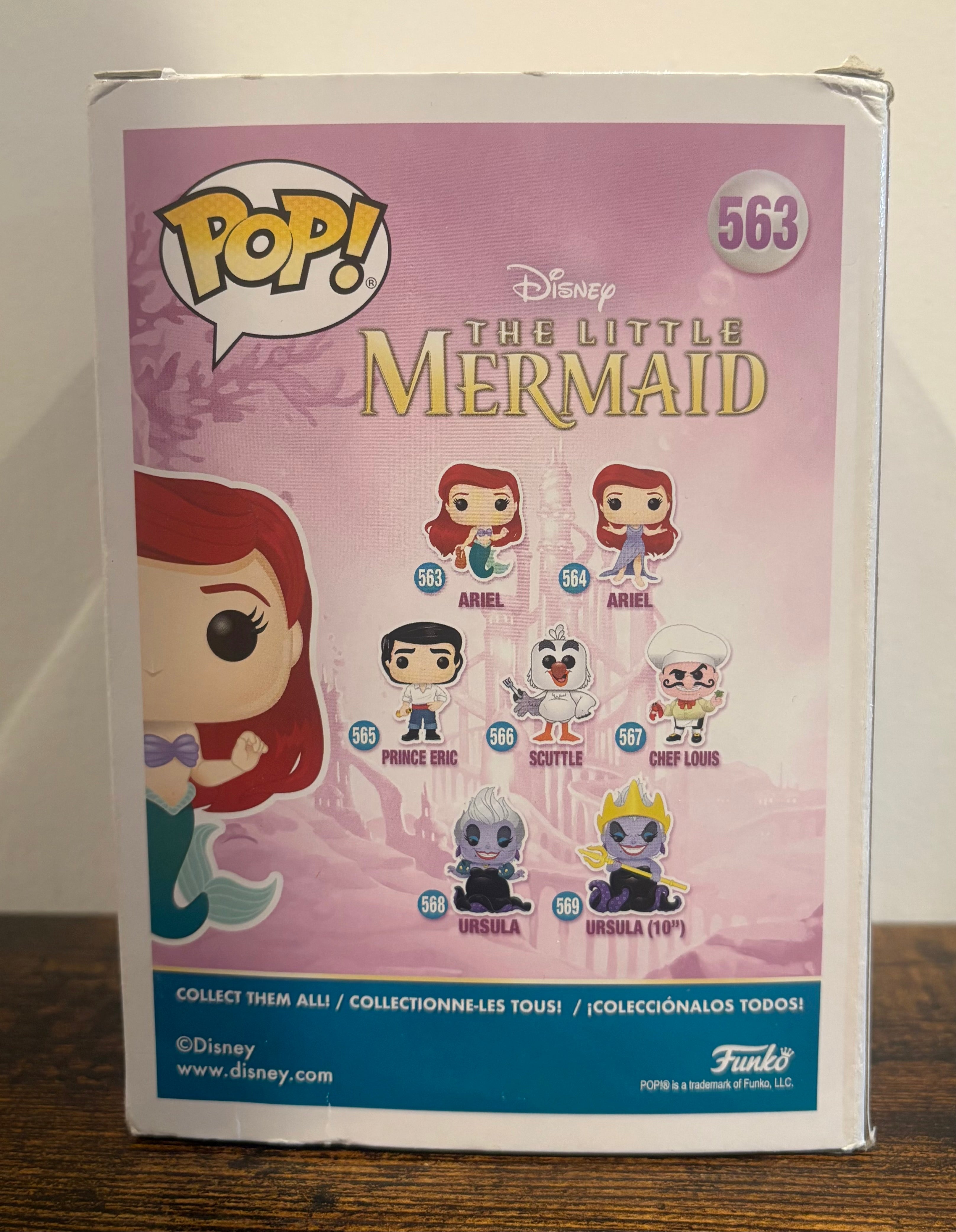Funko Pop! Vinyl: Disney's The Little Mermaid Ariel Figure #563 Damage to the box