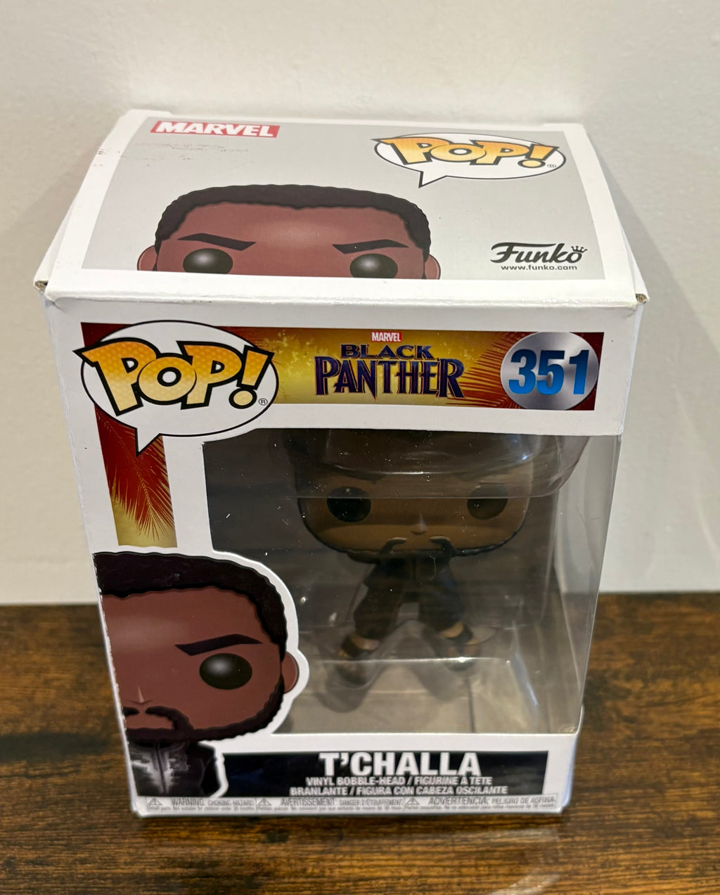 Funko Pop! Marvel Black Panther T'Challa #351