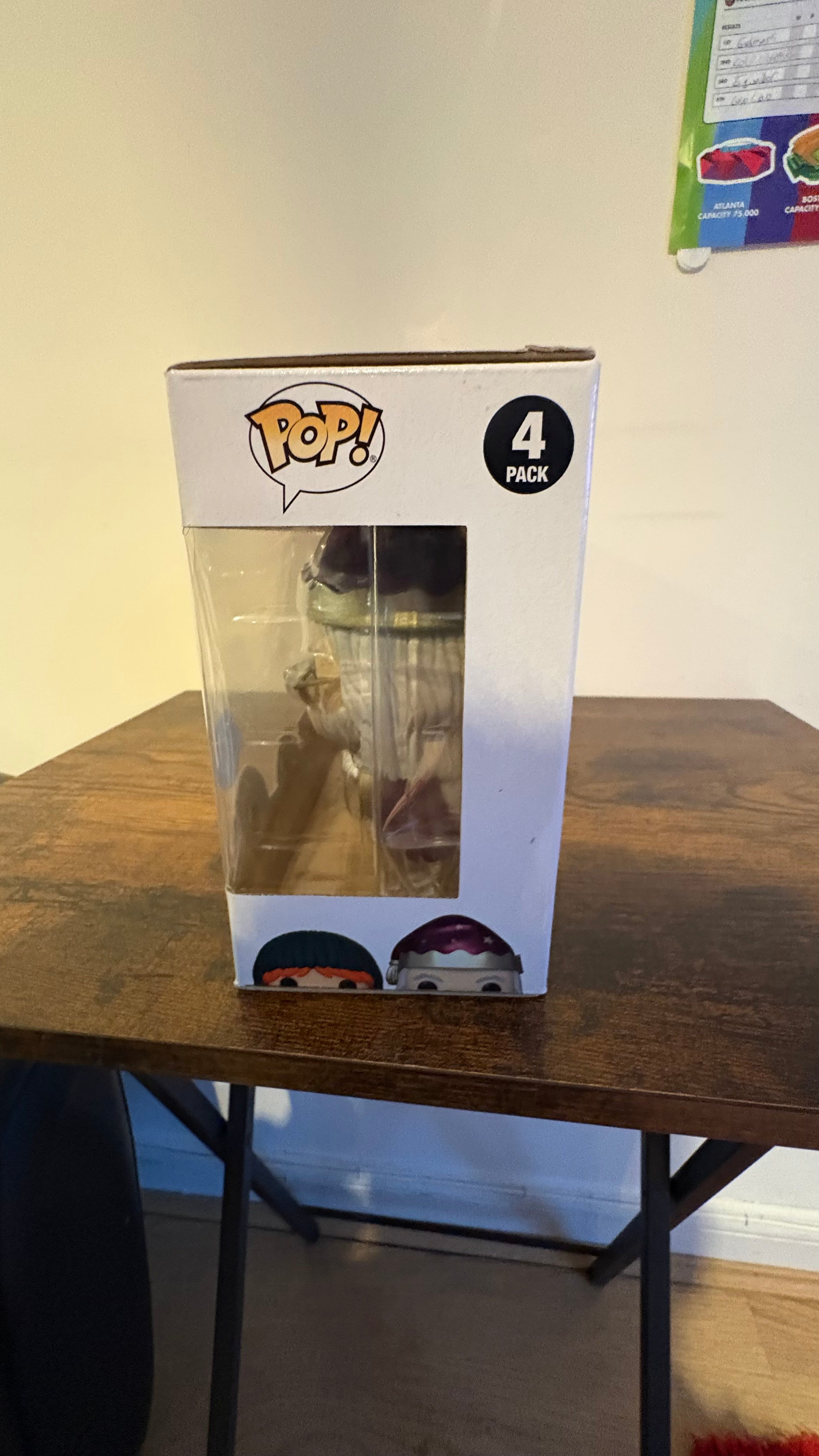 Harry Potter Funko Pop 4-Pack Figure Set featuring Harry, Hermione, Ron & Dumbledore