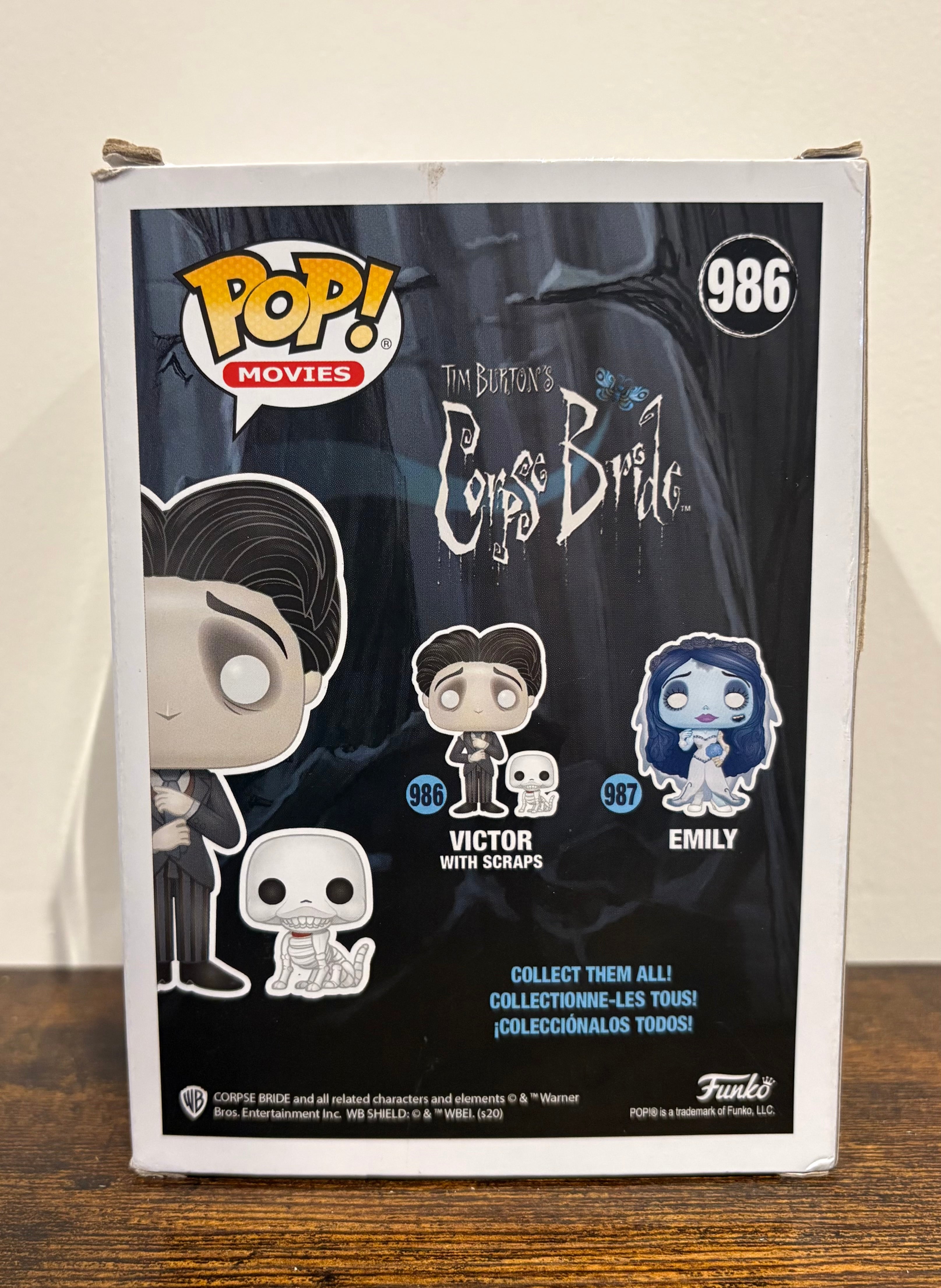 Corpse Bride - Victor NO Scraps #986 - Funko Pop! see pic