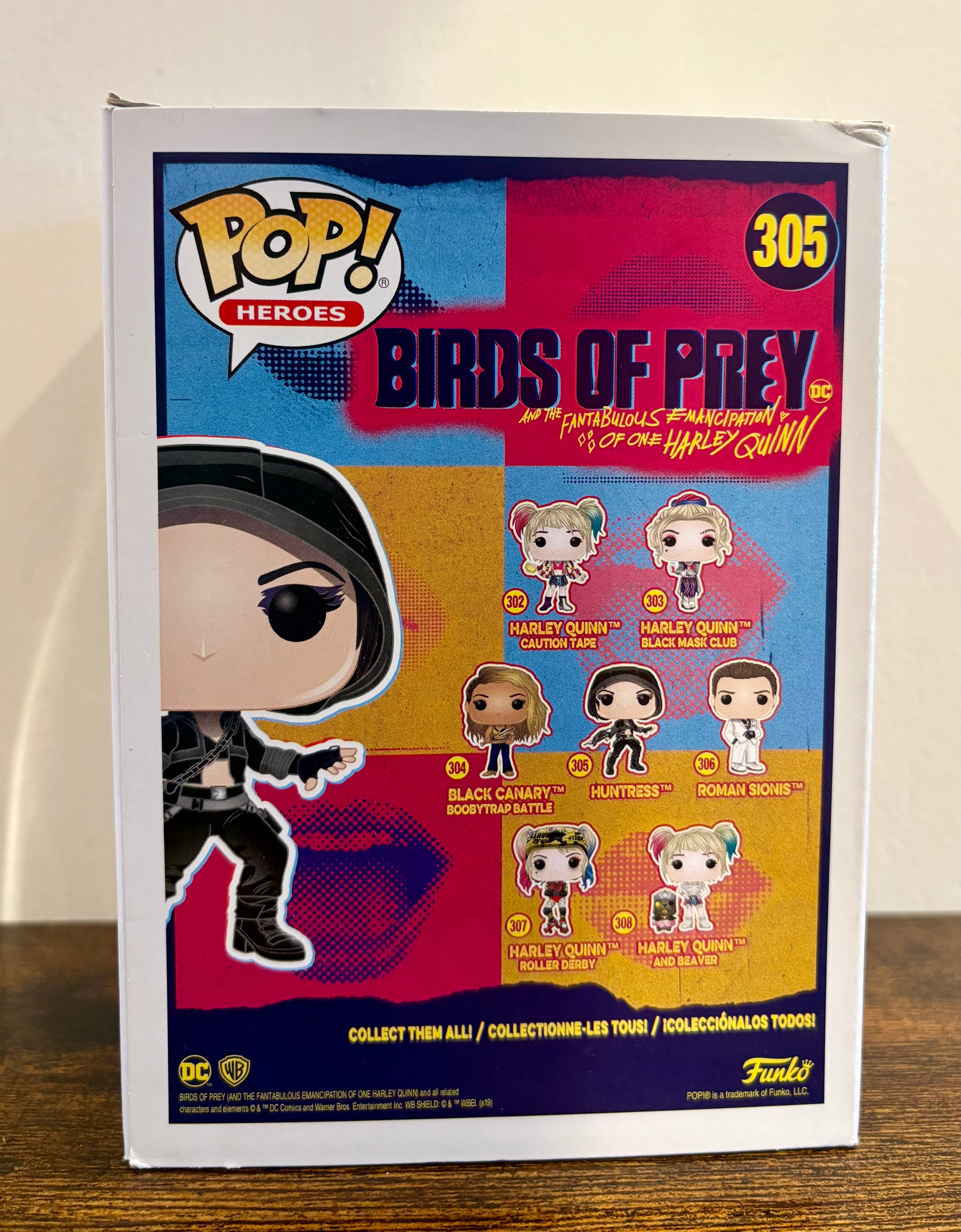 Funko pop! Huntress #305 - Birds of prey brand new
