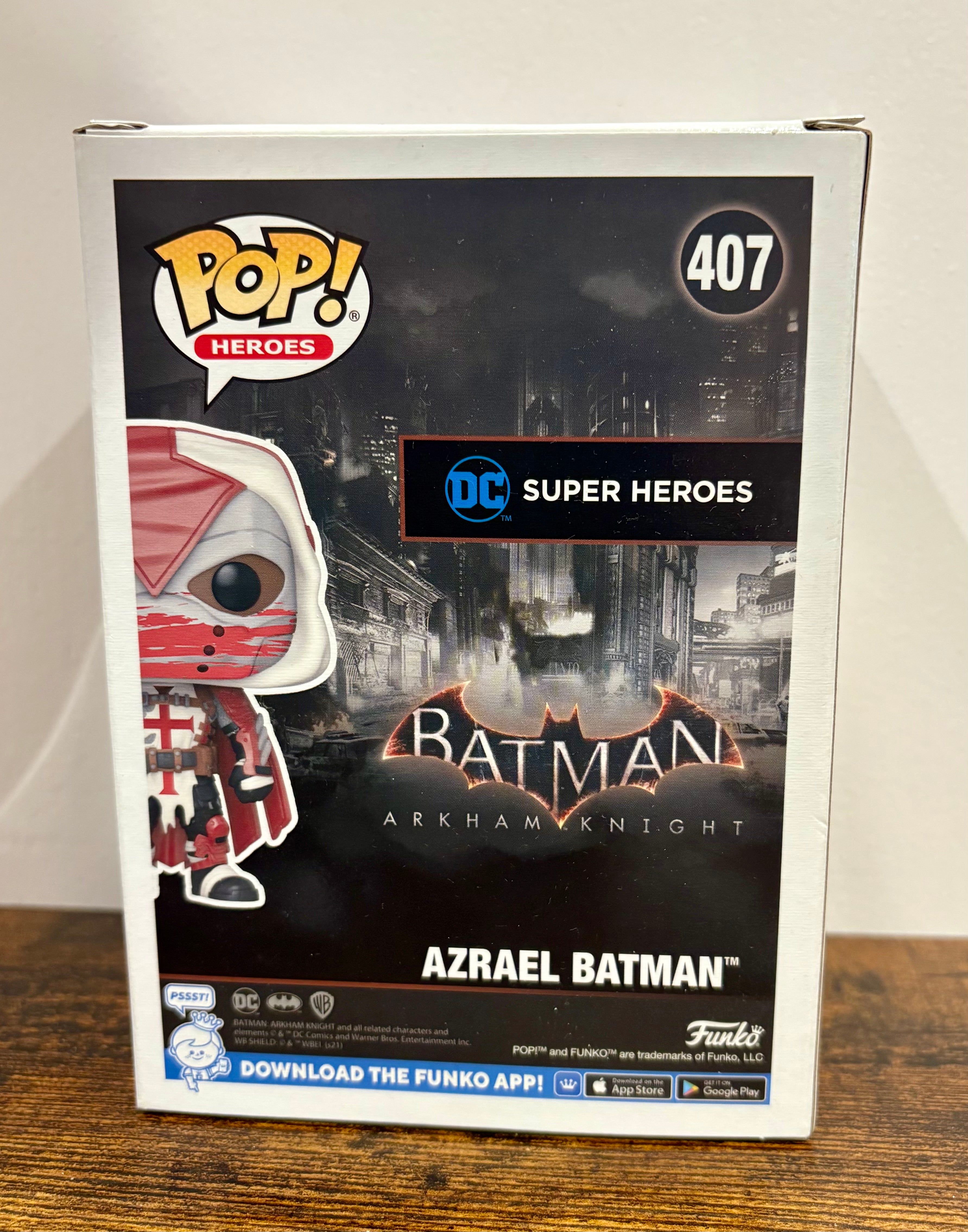 Funko Pop! DC Heroes Batman Arkham Knight 'Azrael Batman' Special Edition #407