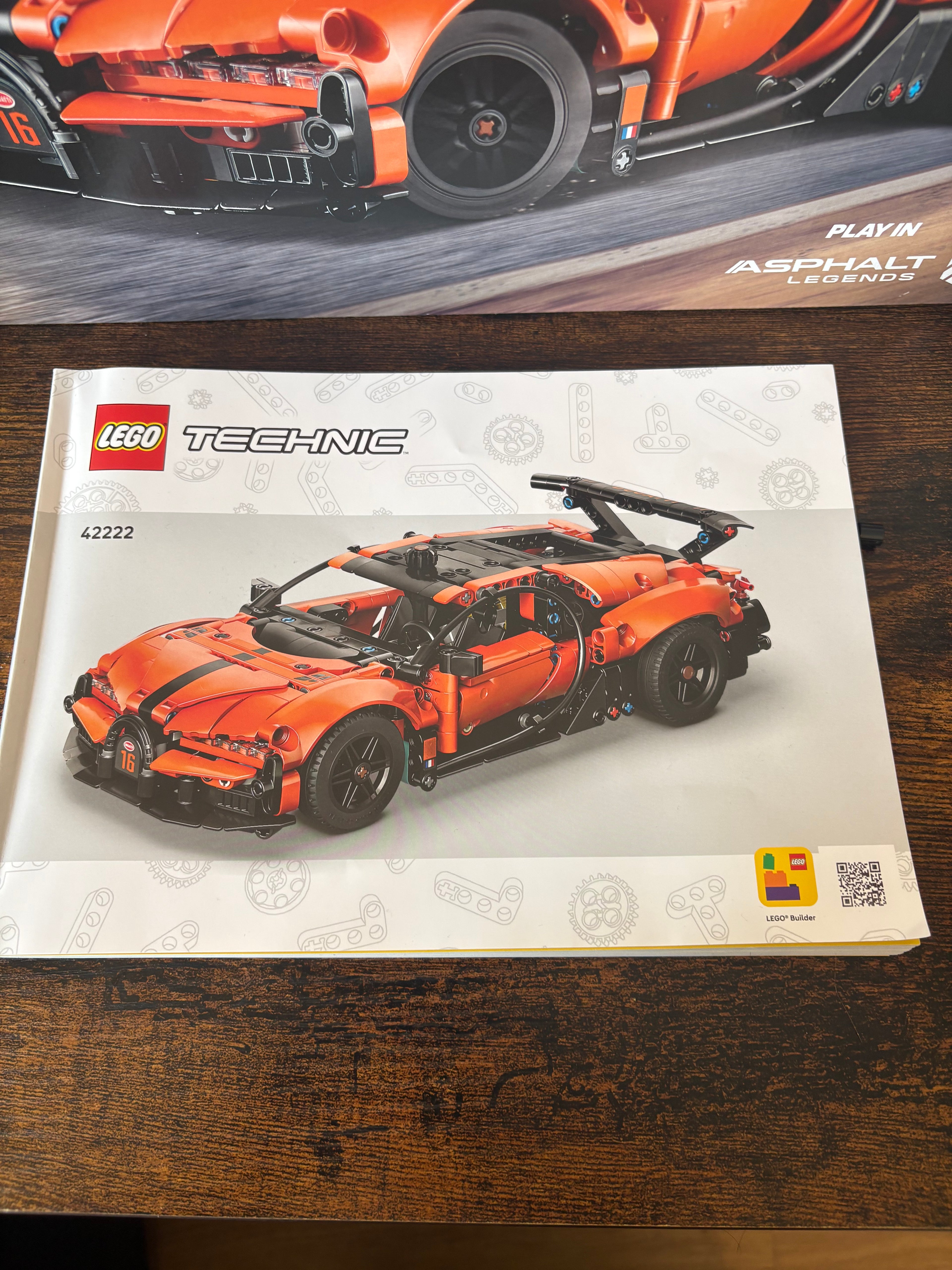 LEGO - Technic 42222 Bugatti Chiron Pur Sport