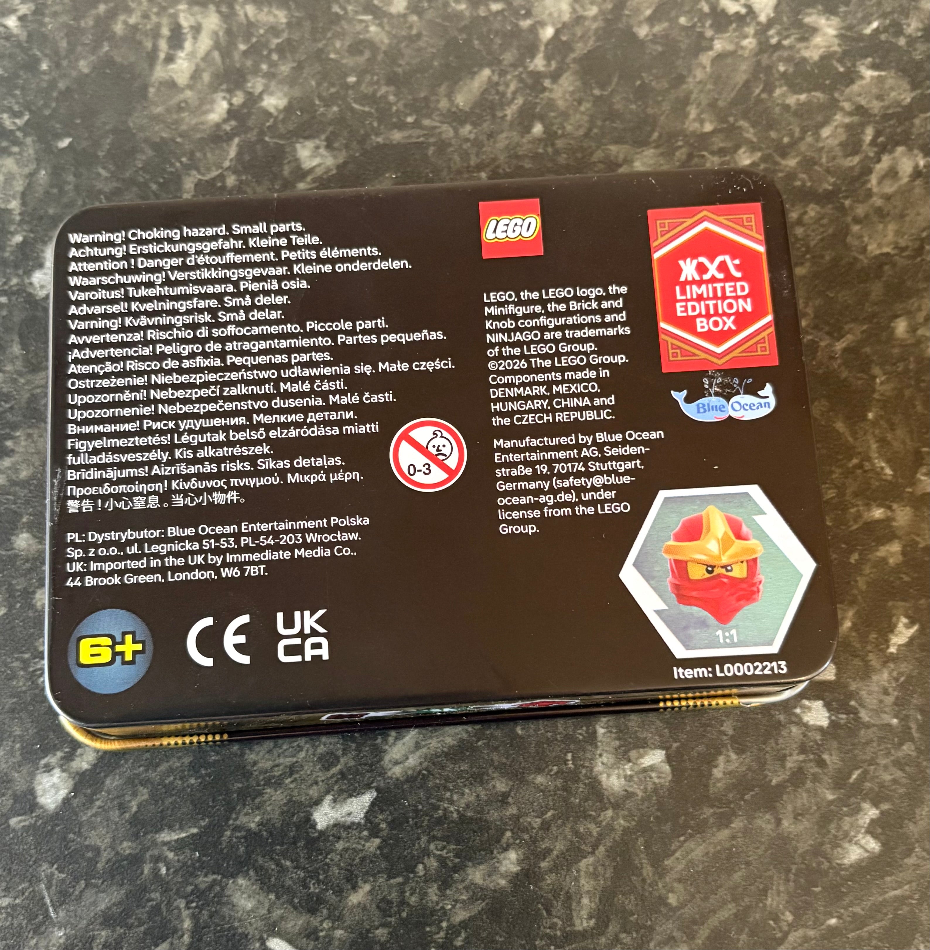 Mini figures - Ninjago Limited Edition Hologram Tin With Two Figures - Brand New L0002213,