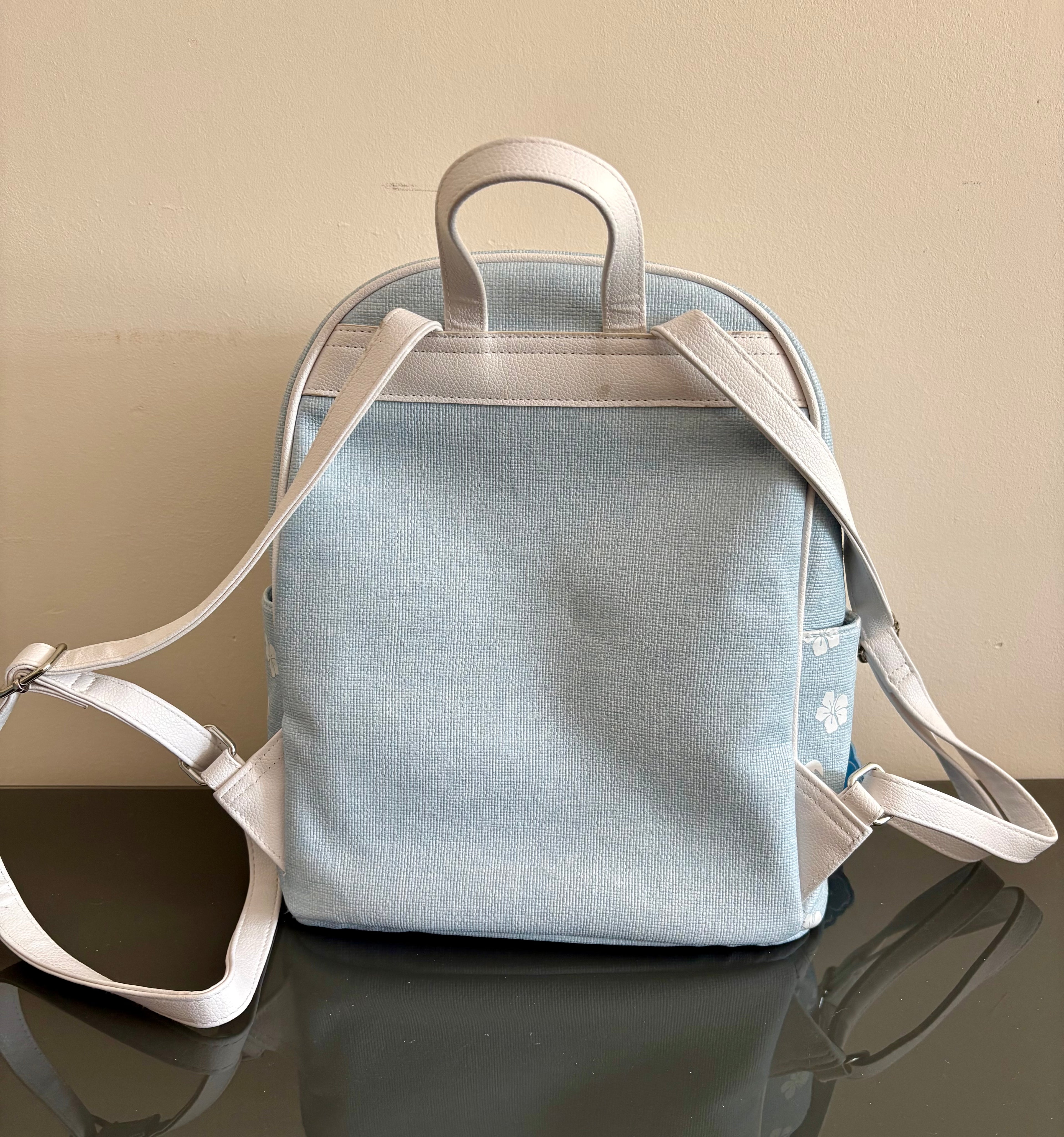 Collectables - Disney Stitch Blue Denim women's backpack, American Primark Rare in uk