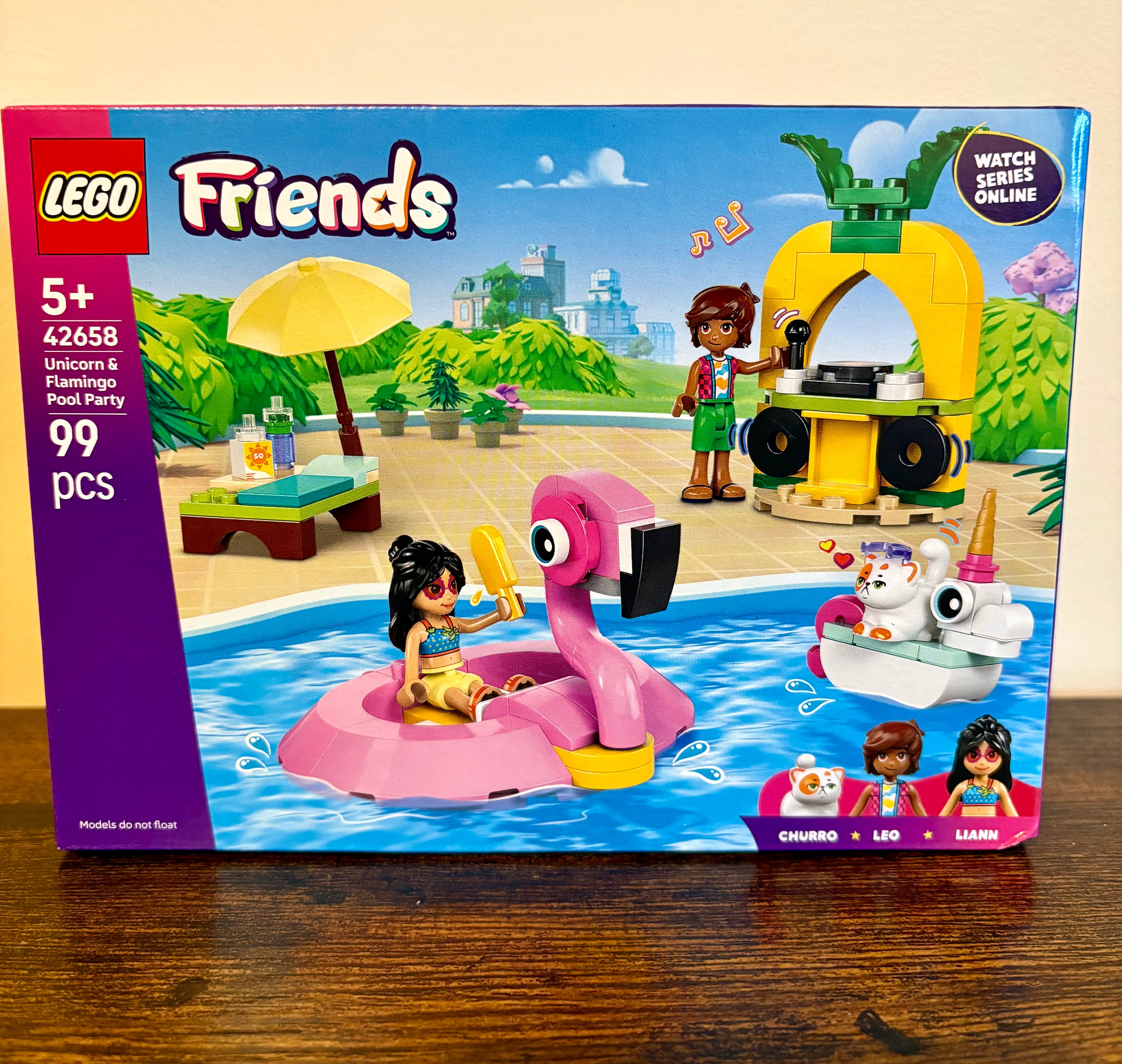 LEGO Friends Unicorn Flamingo Pool Party Set 42658